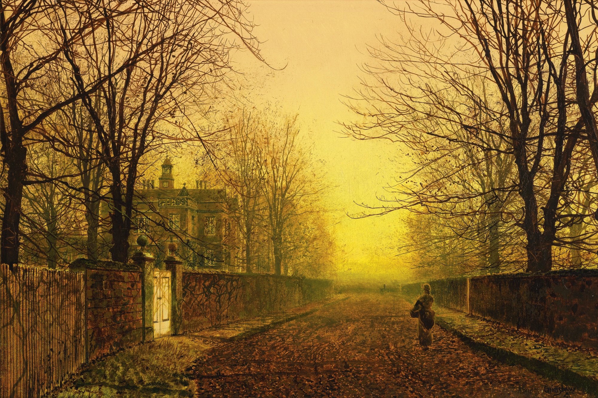 John Atkinson Grimshaw (18361893) Golden Autumn r/museum