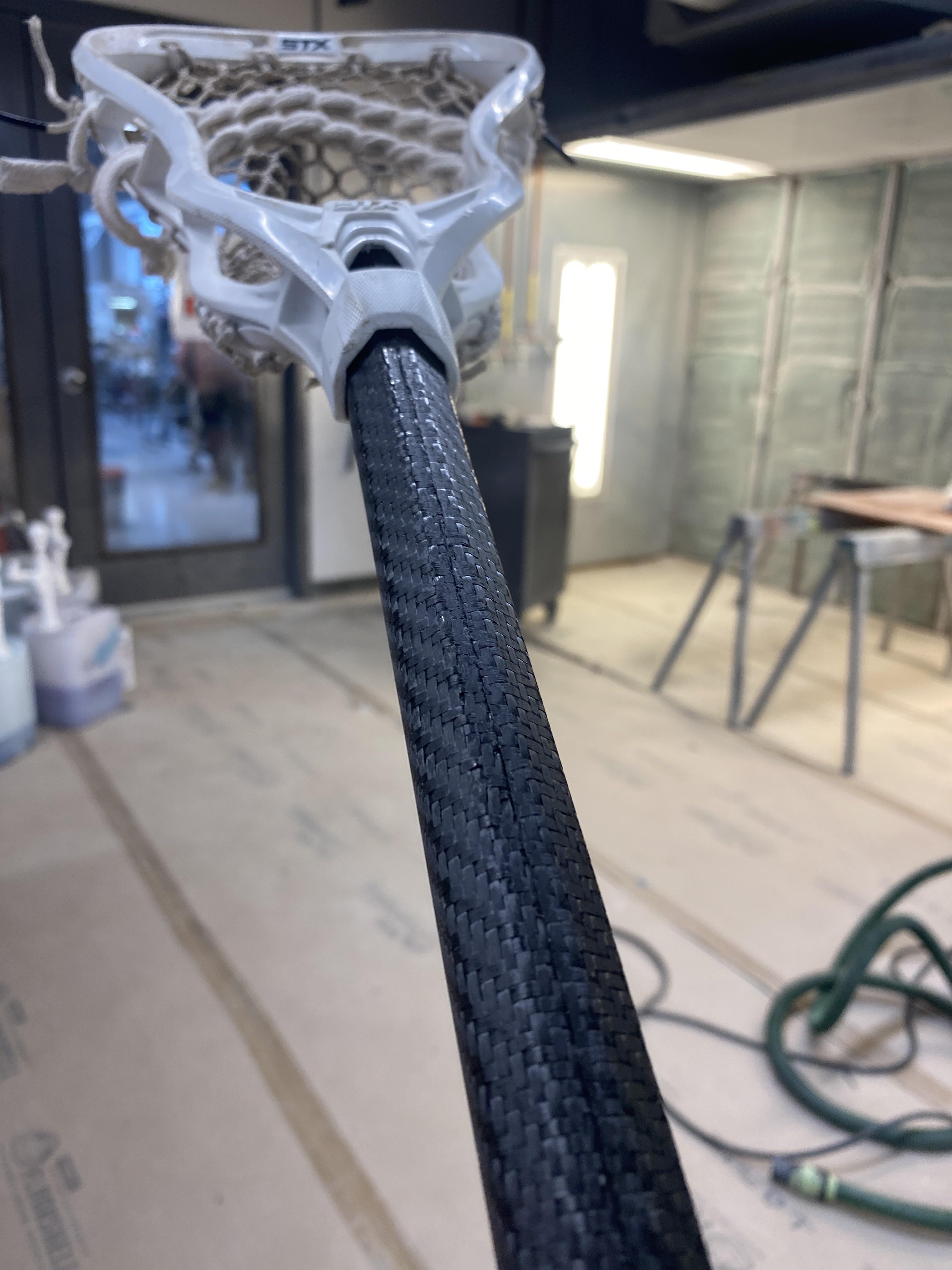 Carbon fiber lacrosse shaft