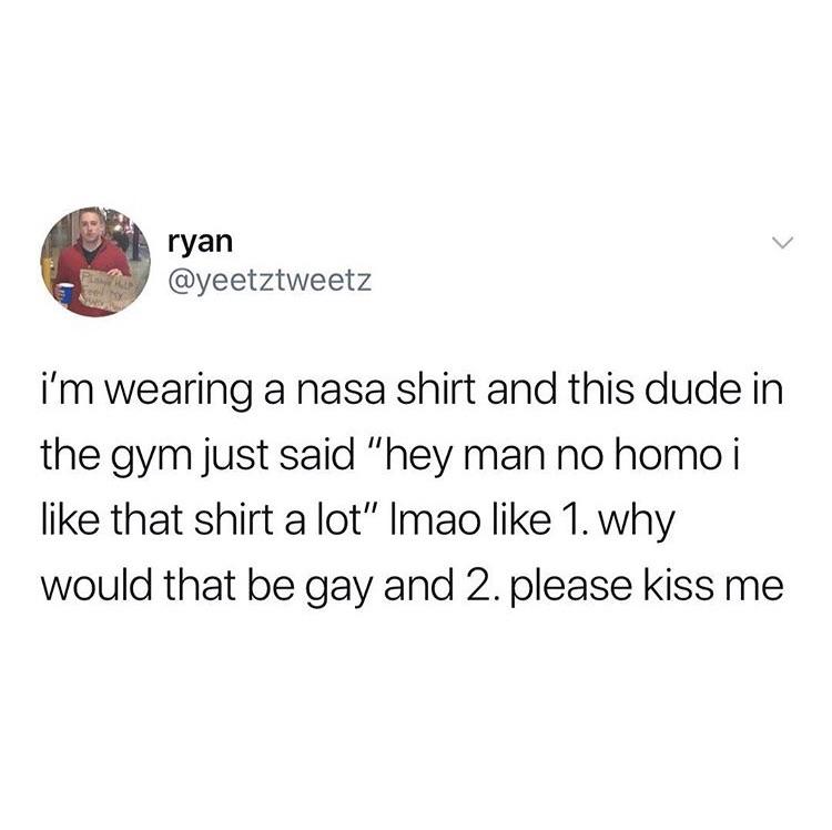 No homo means no homo! Unexpected