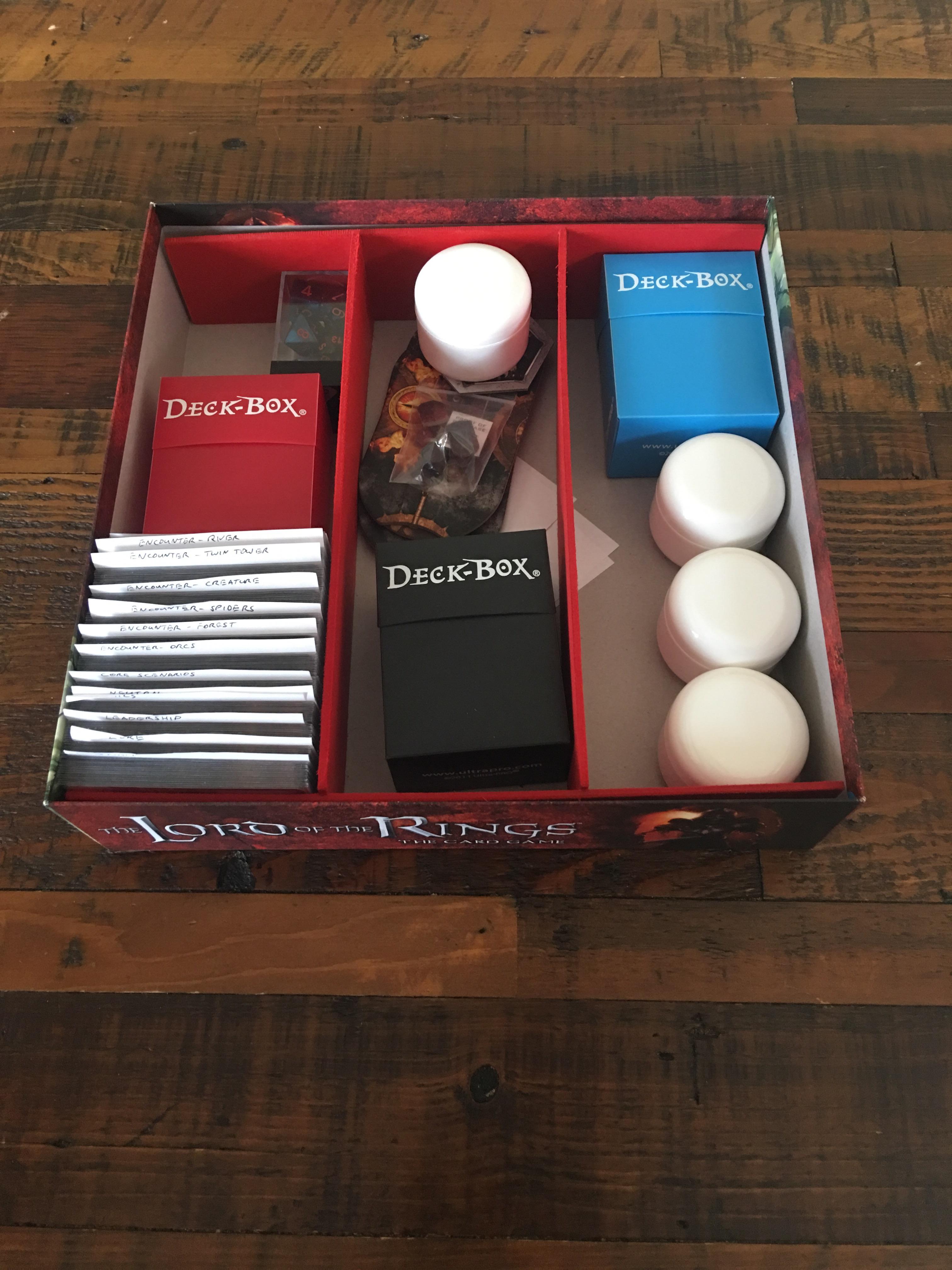 Cheap/easy storage solution for newbies lotrlcg