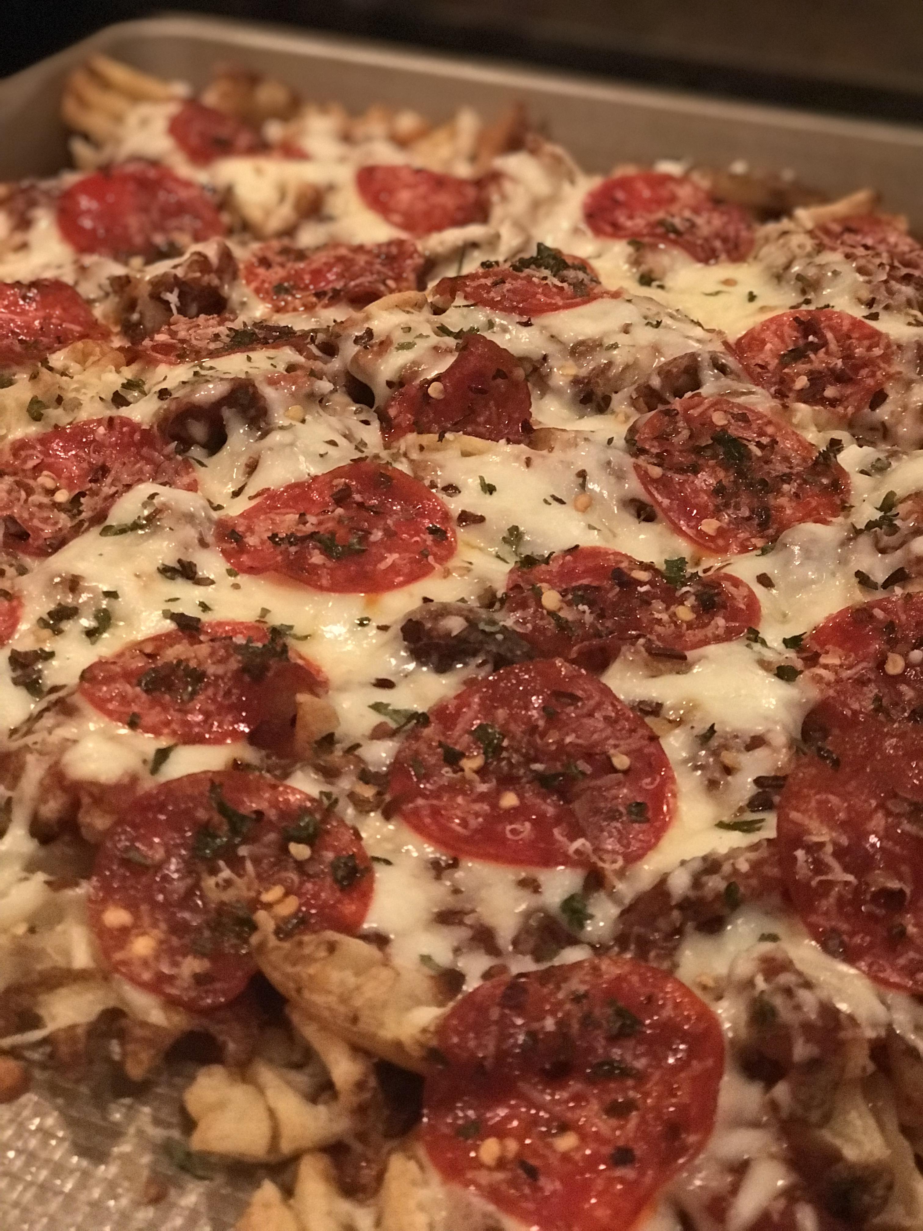[Homemade] Pizza fries r/food