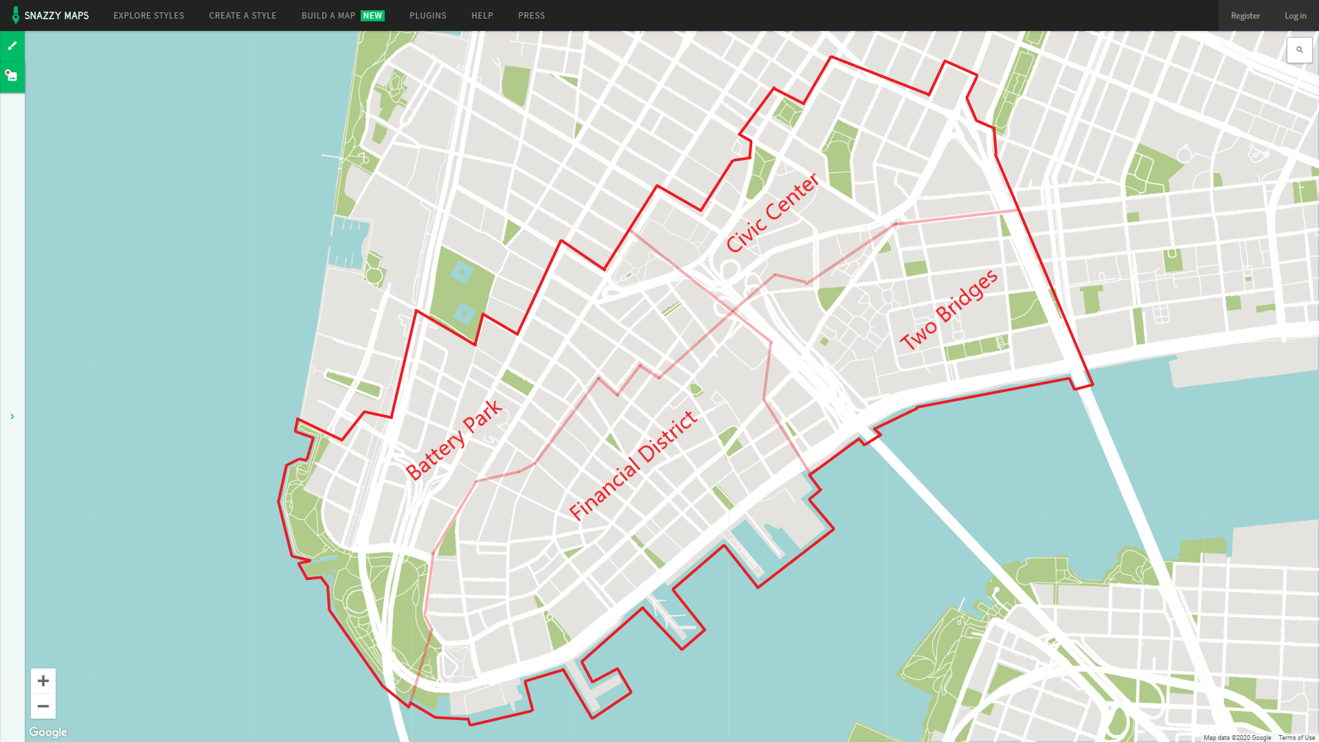 Map Of Downtown Manhattan Black Sea Map