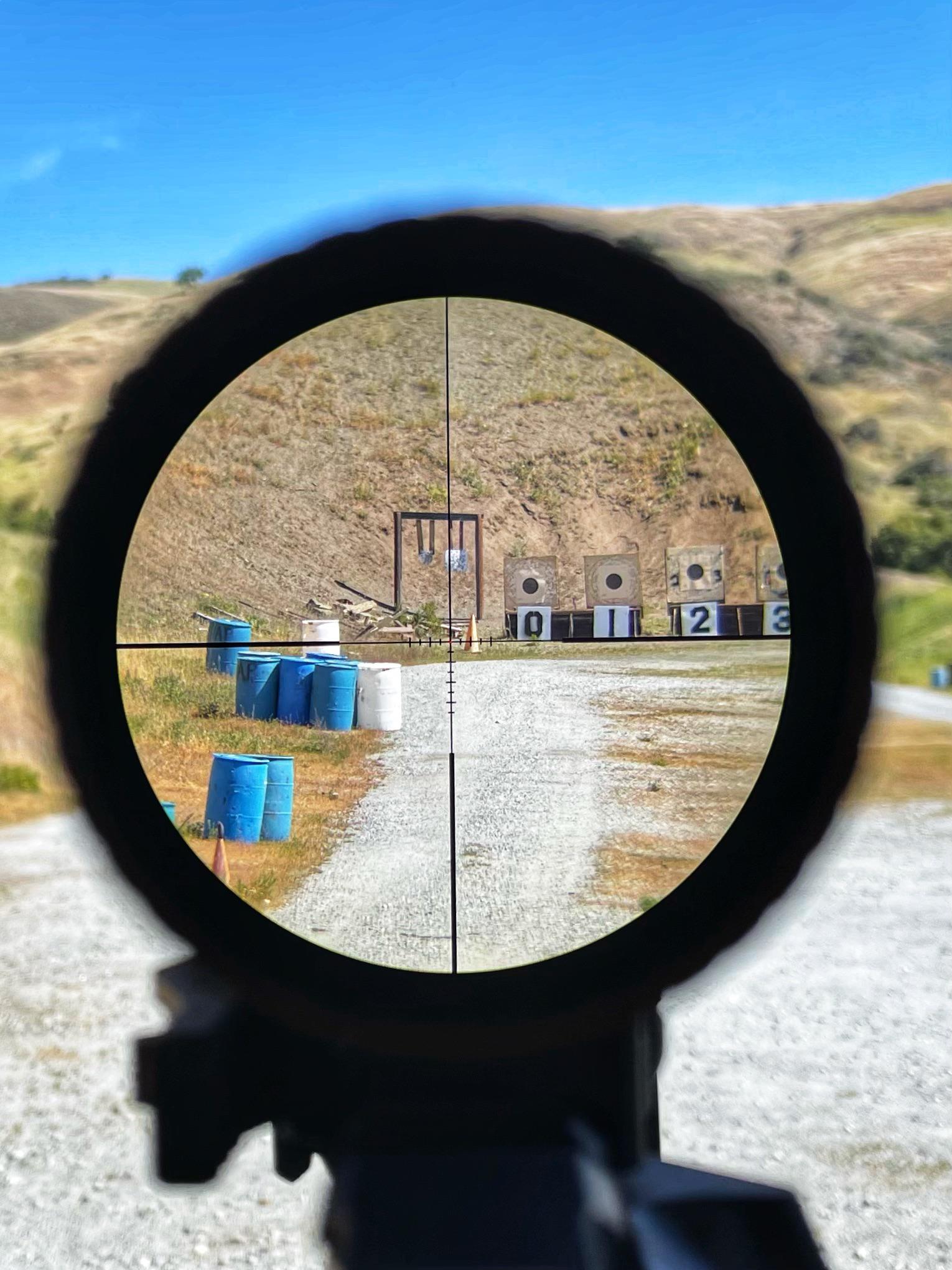 6x 200 yards with Vortex 16x HD Gen IIE VMR2 MRAD reticle