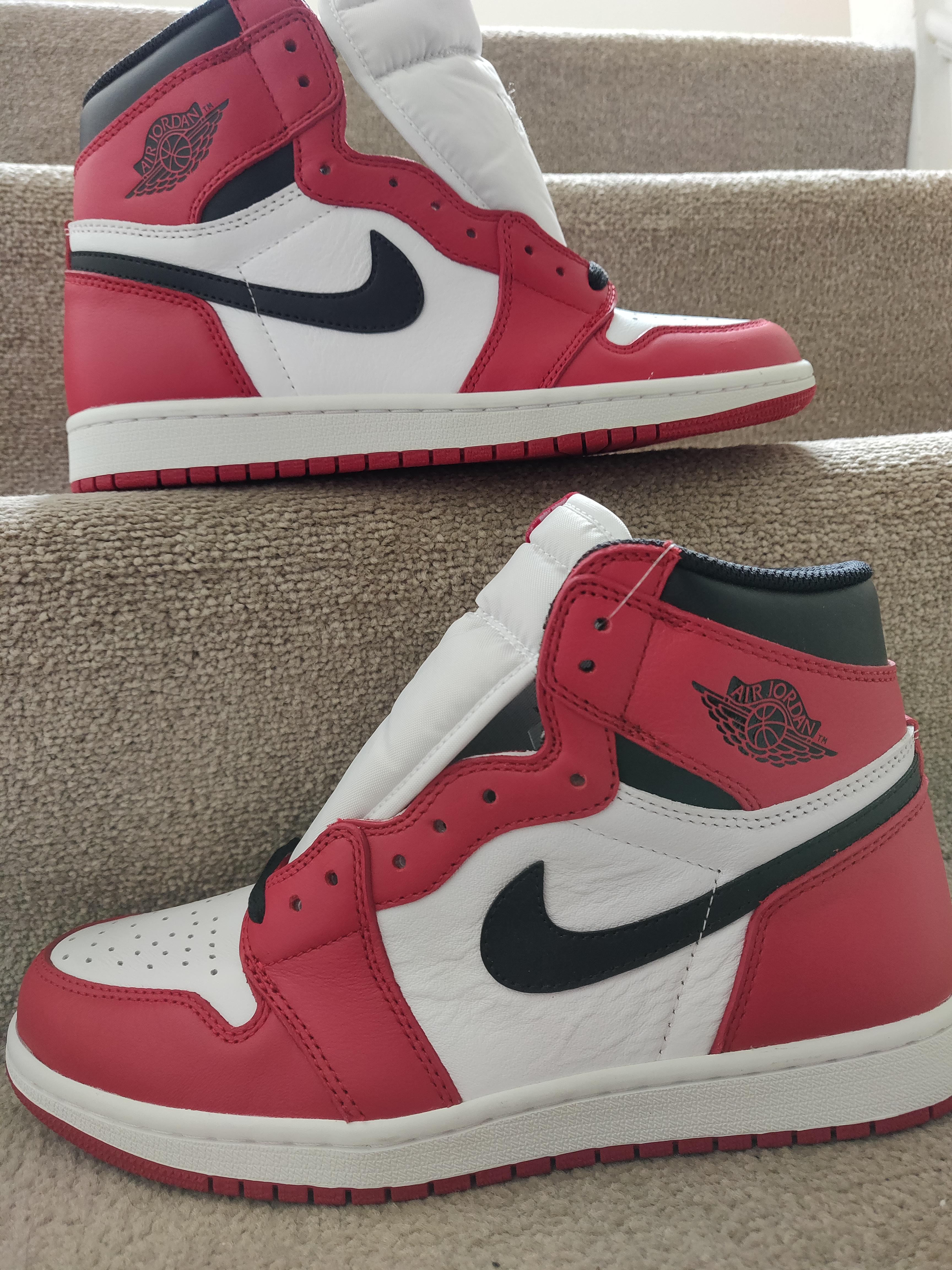 I got my haul today but on my Chicago 1s the tumbling is way worse than