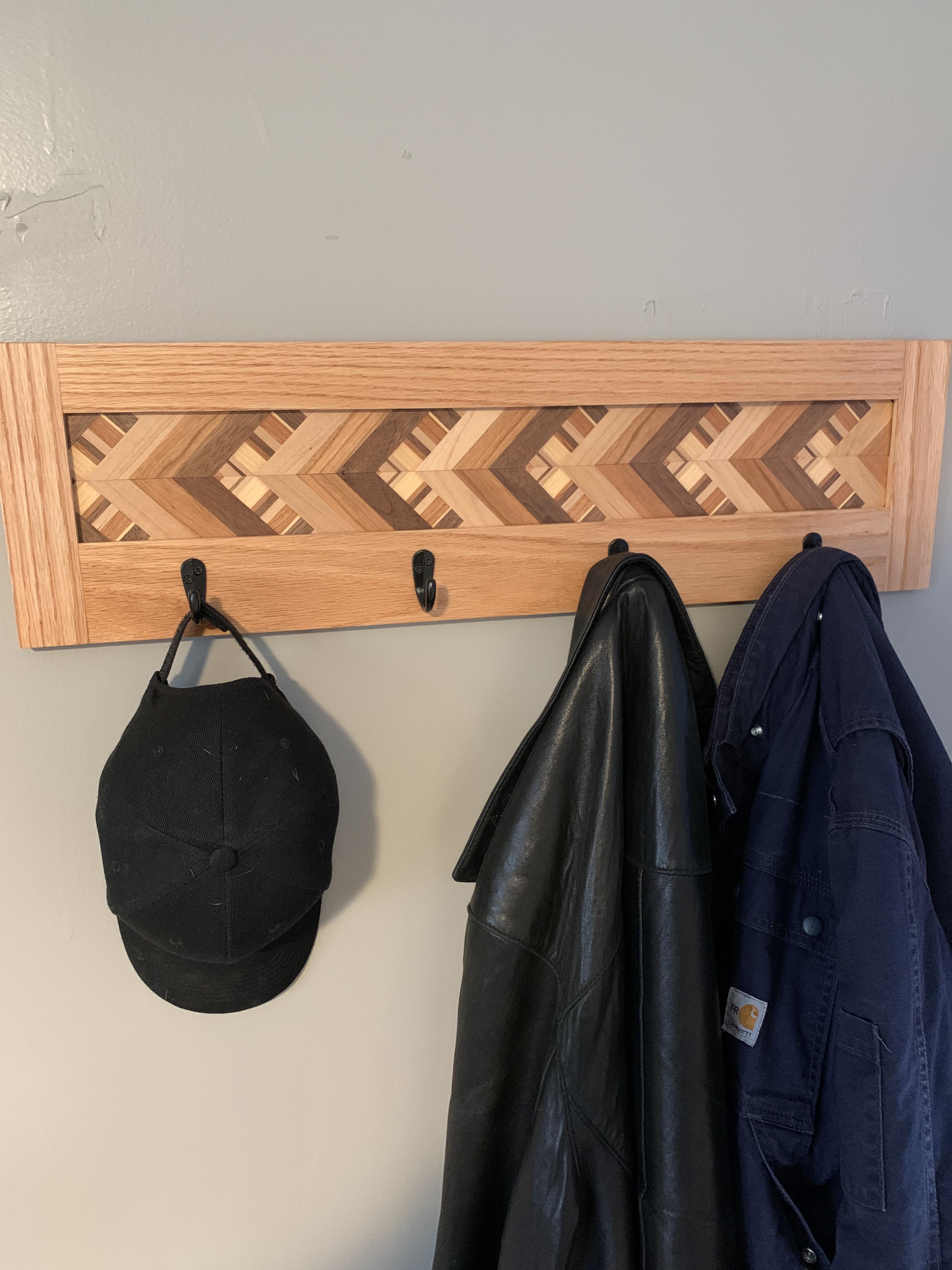 I made this coat rack r/woodworking