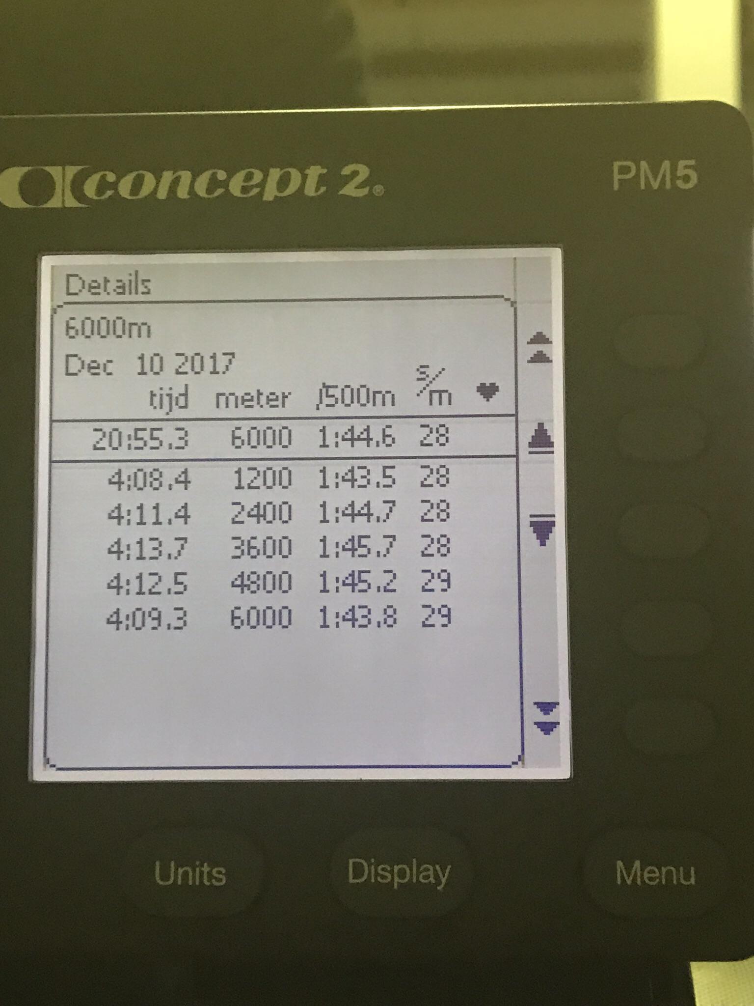 What kind of training required to improve my 6k time? Rowing