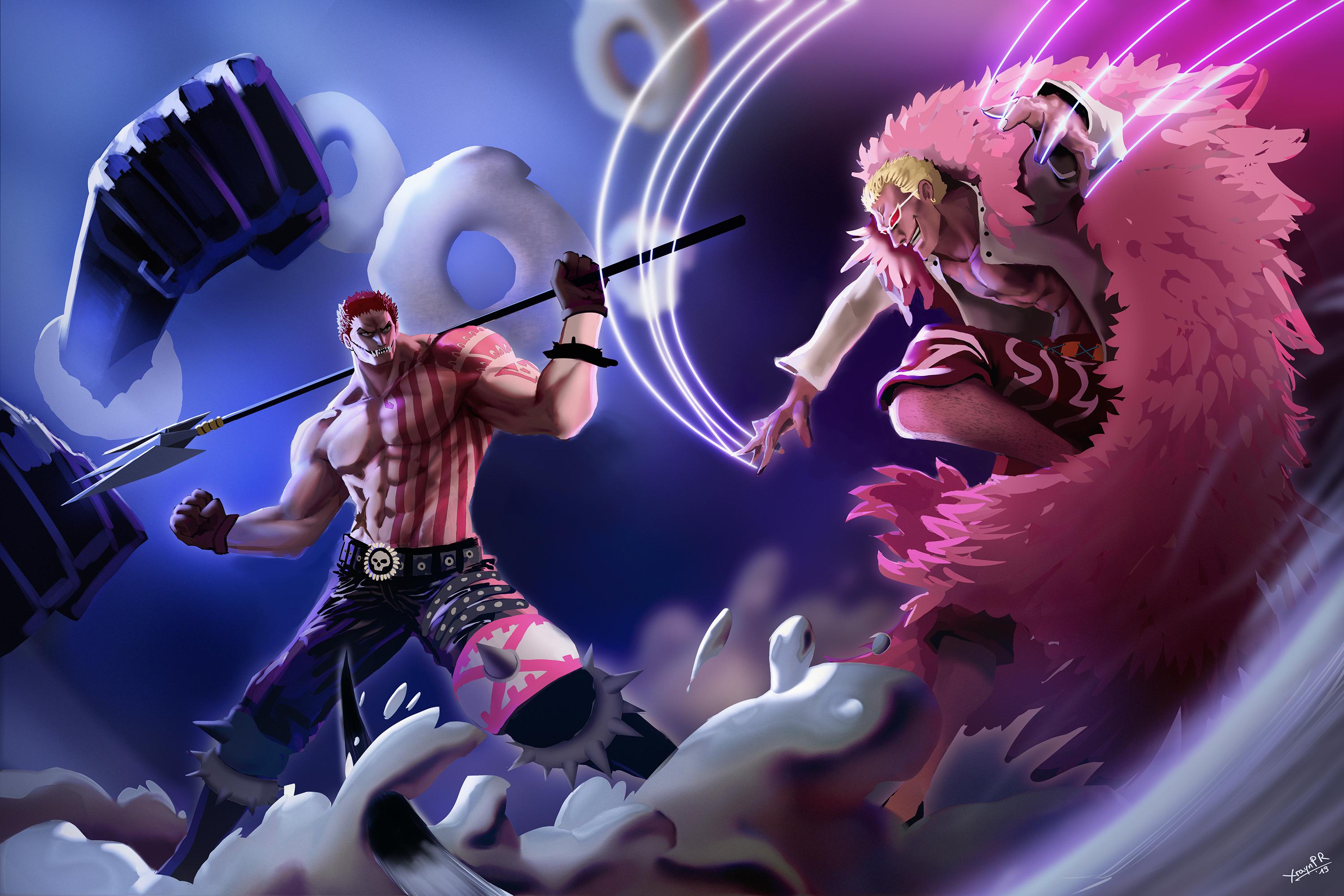 Katakuri vs Doflamingo Fanart by me r/OnePiece