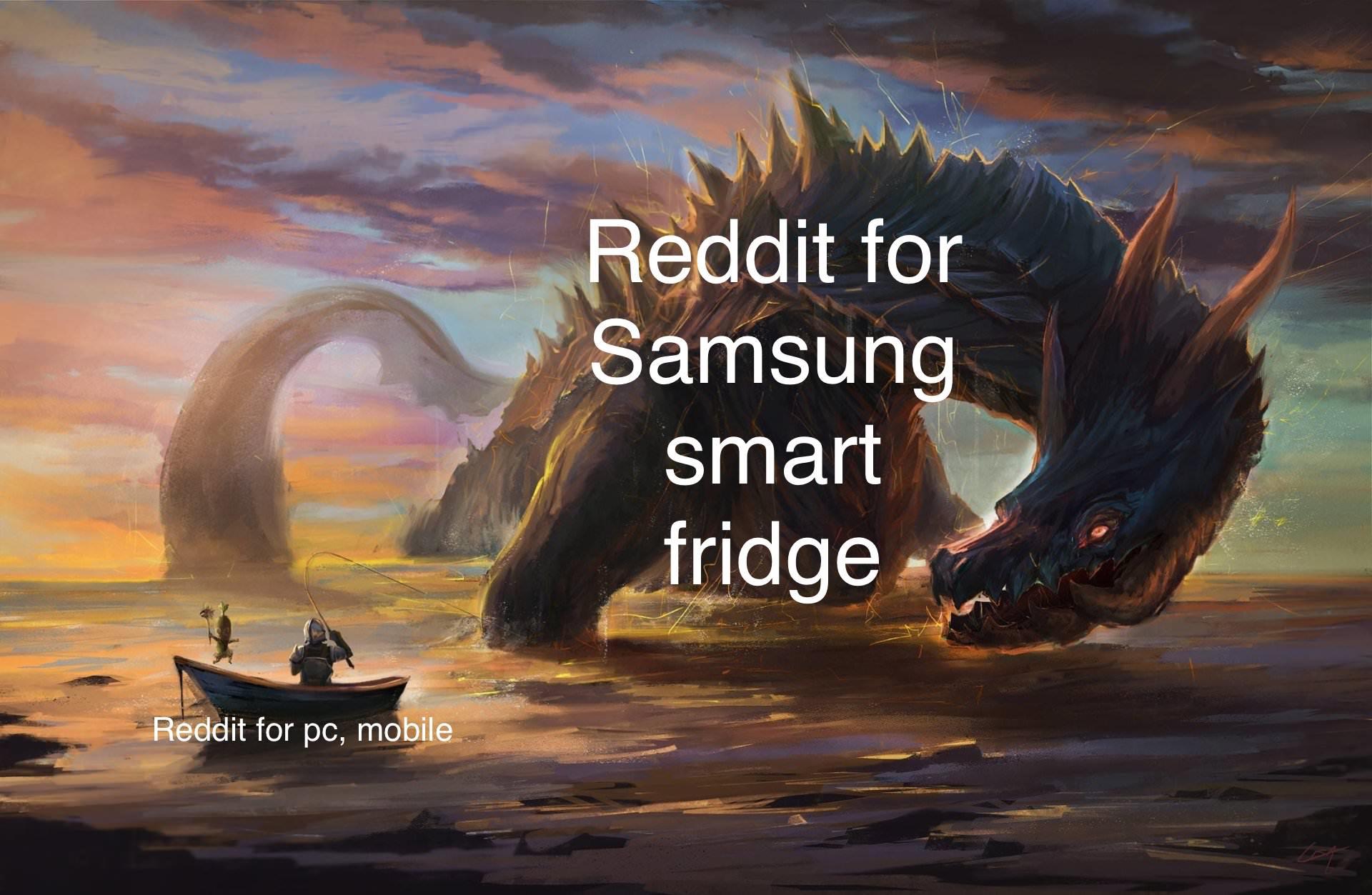 Samsung smart fridge is taking over ;) r/PewdiepieSubmissions