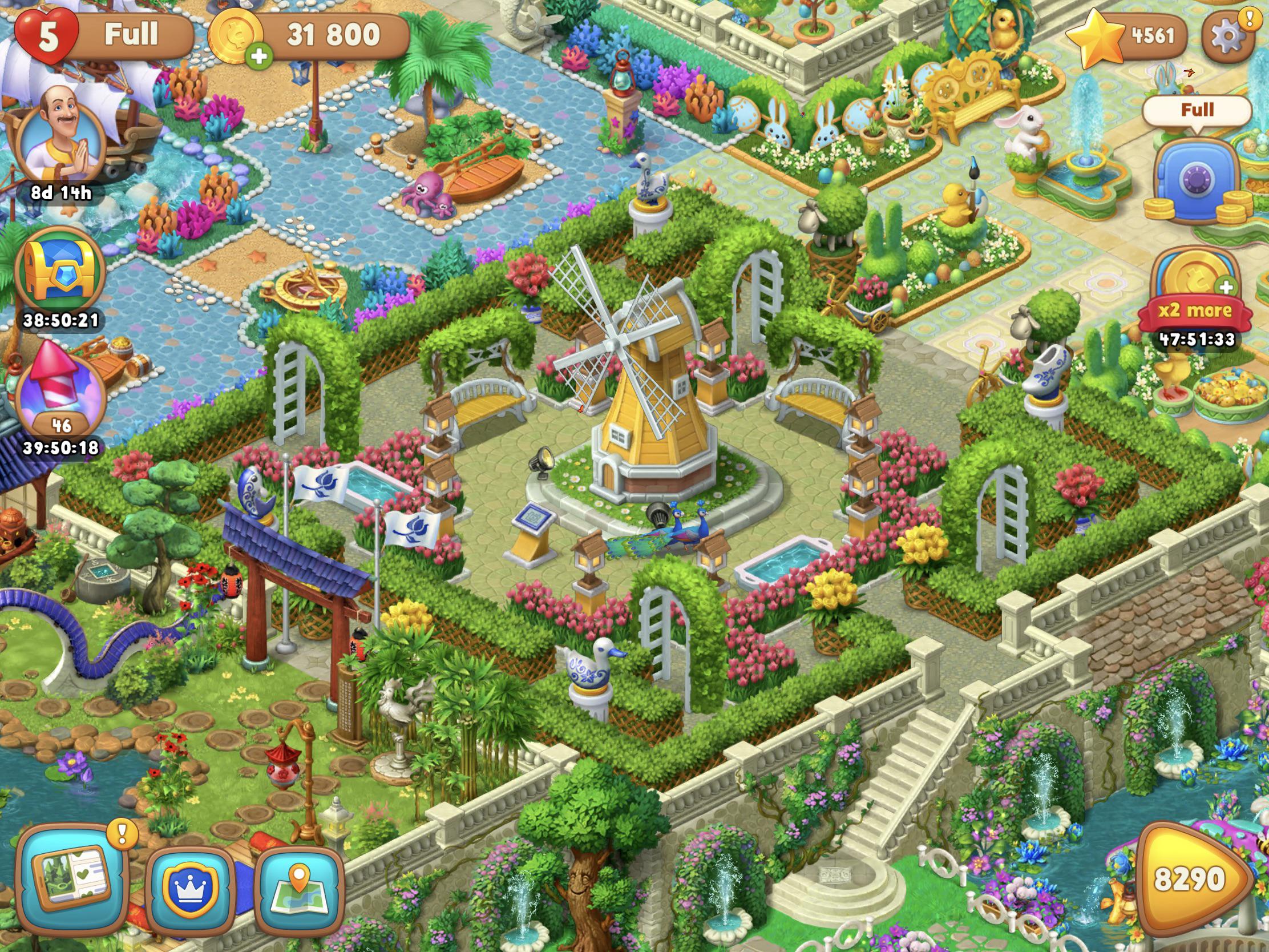 Any one else in a mad dash to finish? Gardenscapes