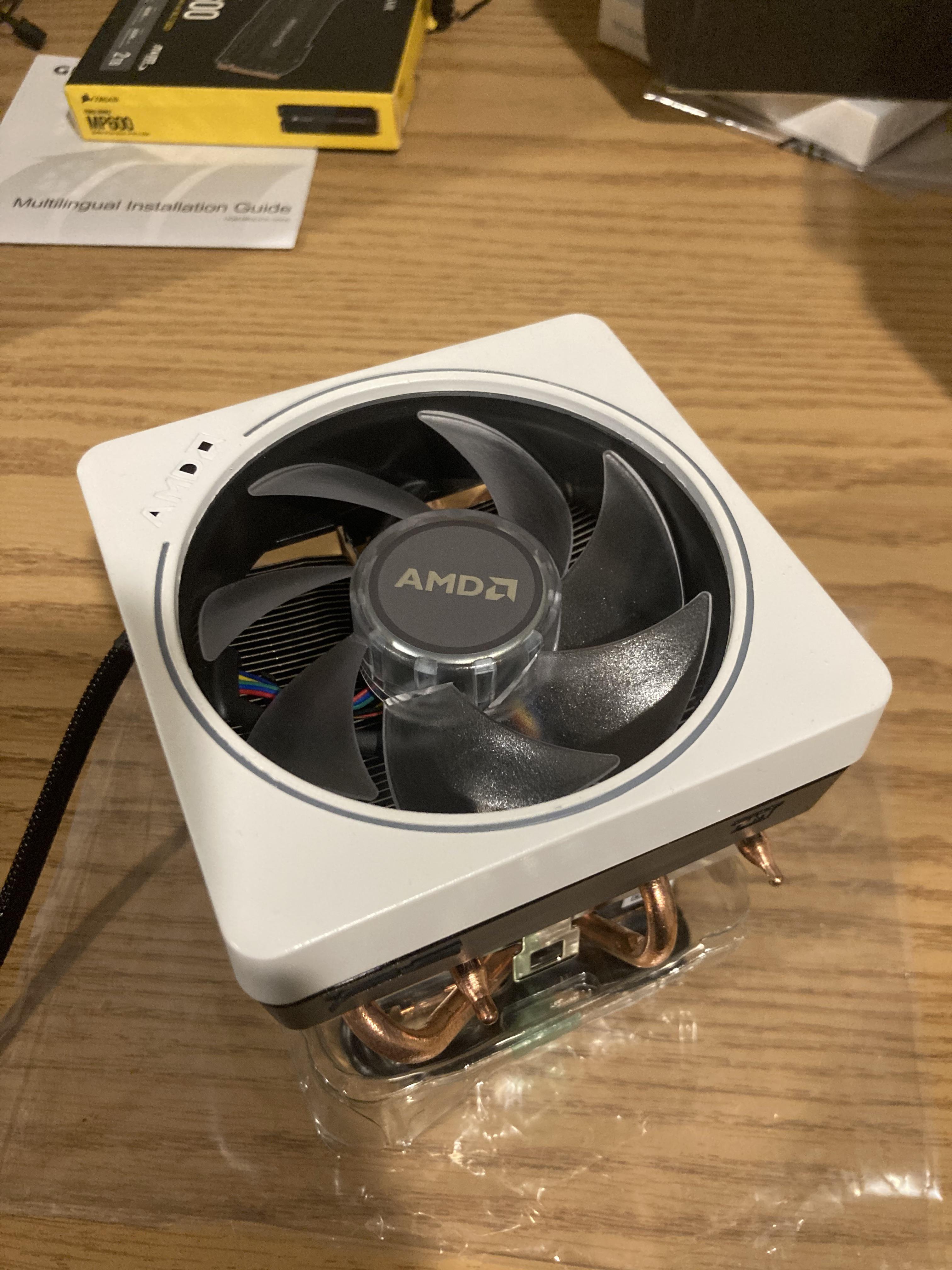 White AMD Wraith Prism cooler Dissemble part 2 r/Amd