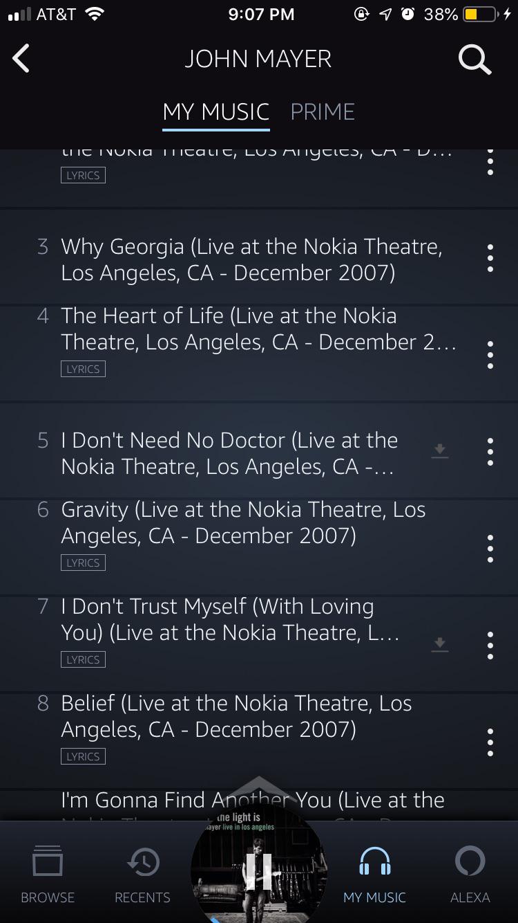 My amazon music. r/mildlyinfuriating