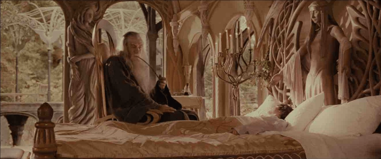 You are in the house of Elrond. And it is ten o'clock in the morning