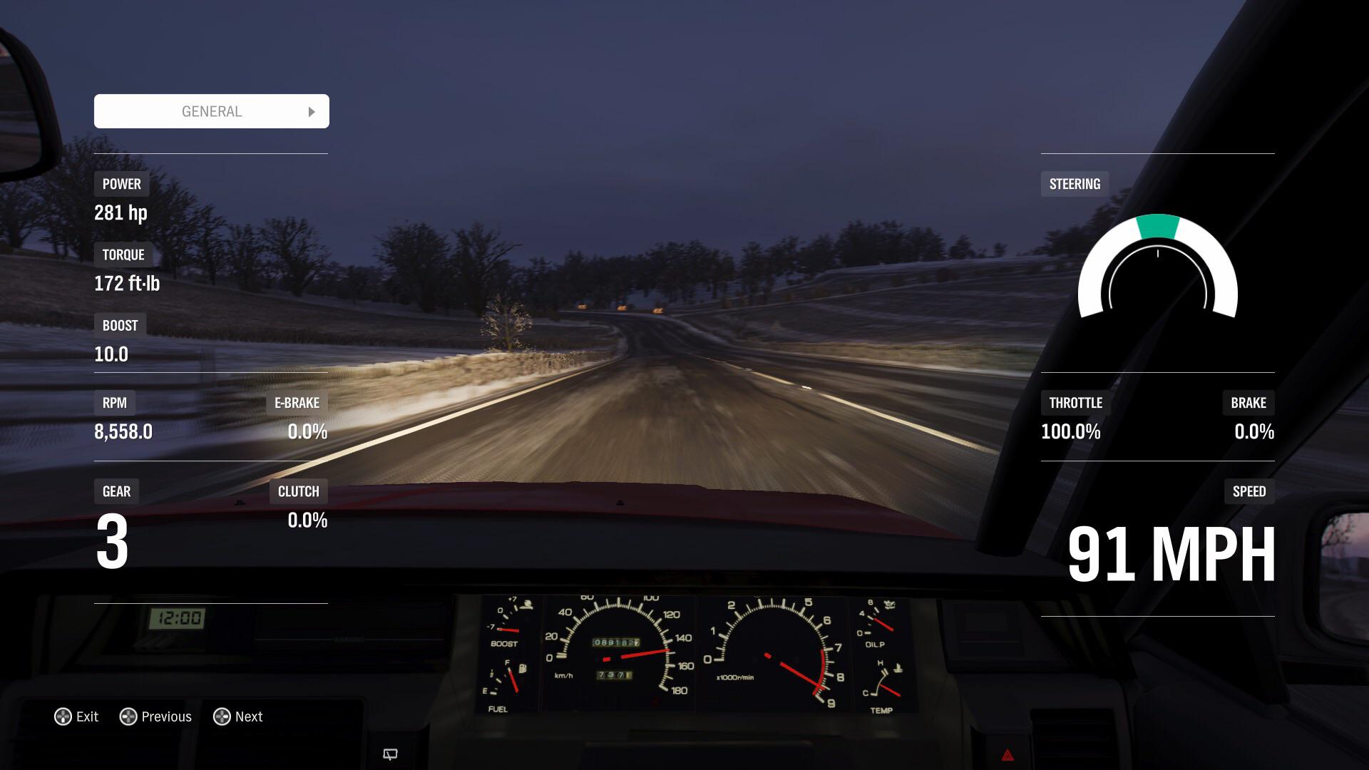 Broken boost gauge in the R31 Skyline GTSR ( r/forza
