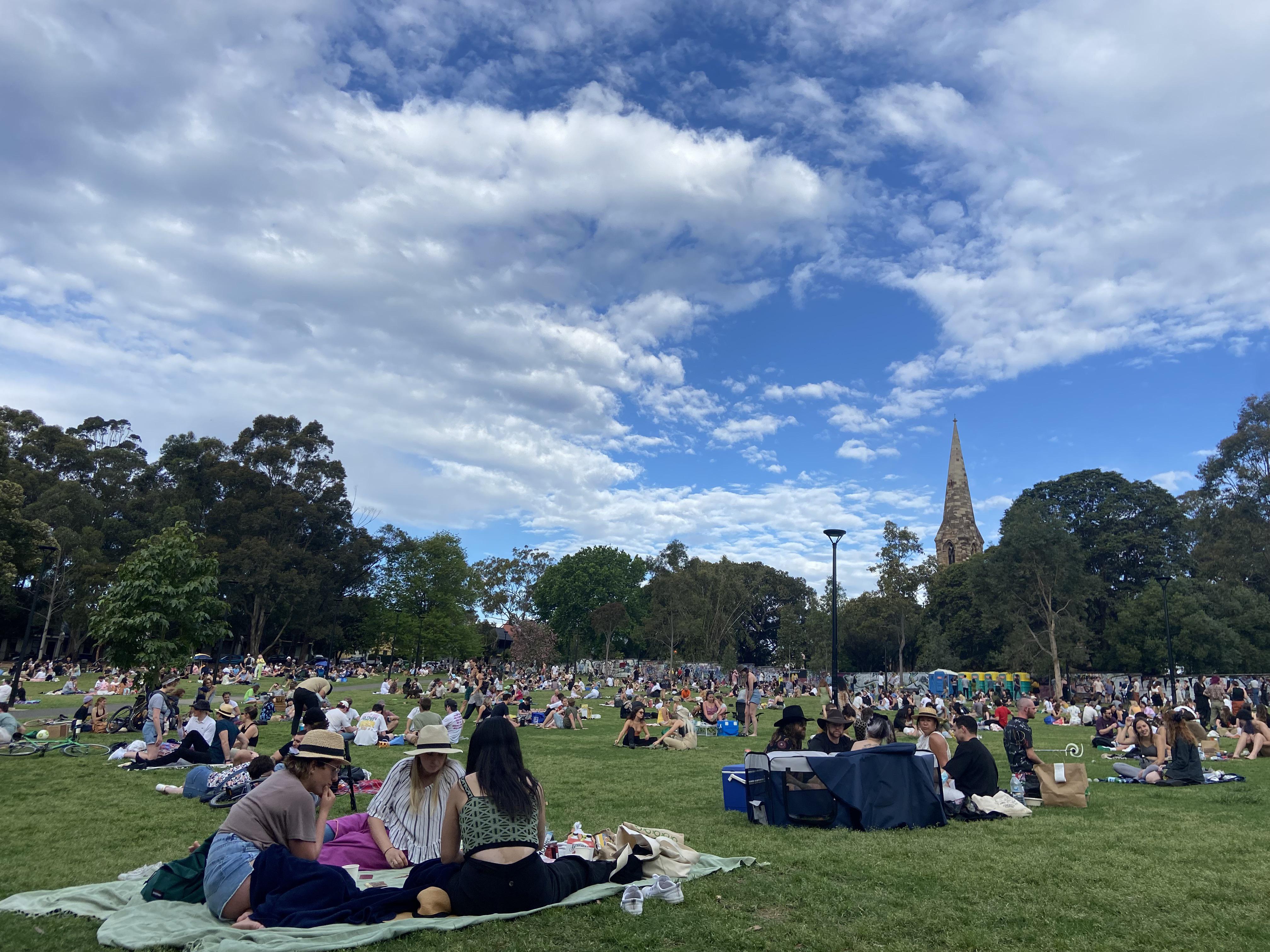 Camperdown Memorial Rest Park today. Love the vibes. r/sydney