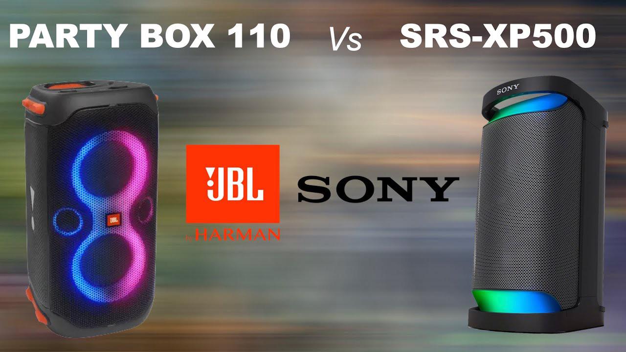 JBL PartyBox 110 vs. Sony SRSXP500 r/Bluetooth_Speakers