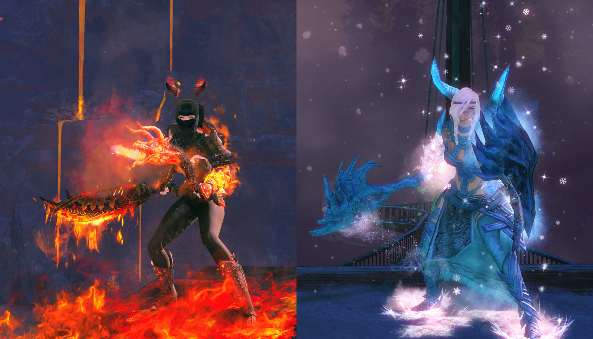 Flame and Frost GuildWarsDyeJob