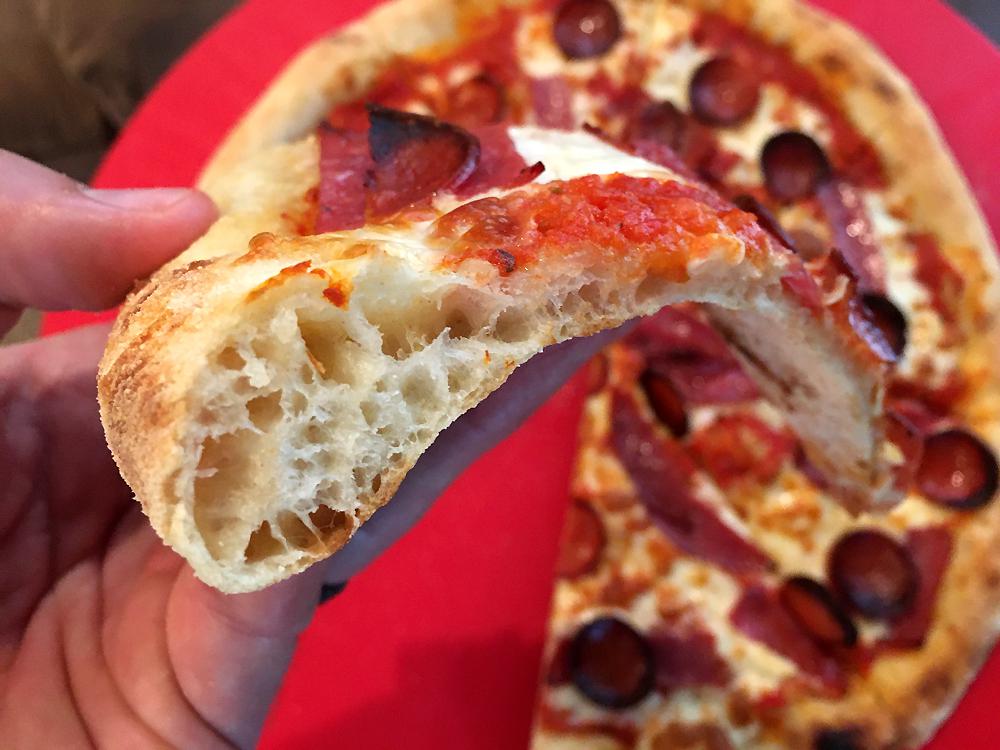 Pepperoni & Salami using local "00" flour, recipe in description