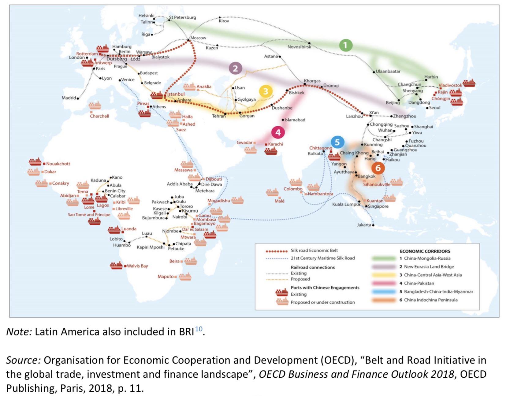 Belt And Road Initiative Map / The Belt Road Initiative Investments In