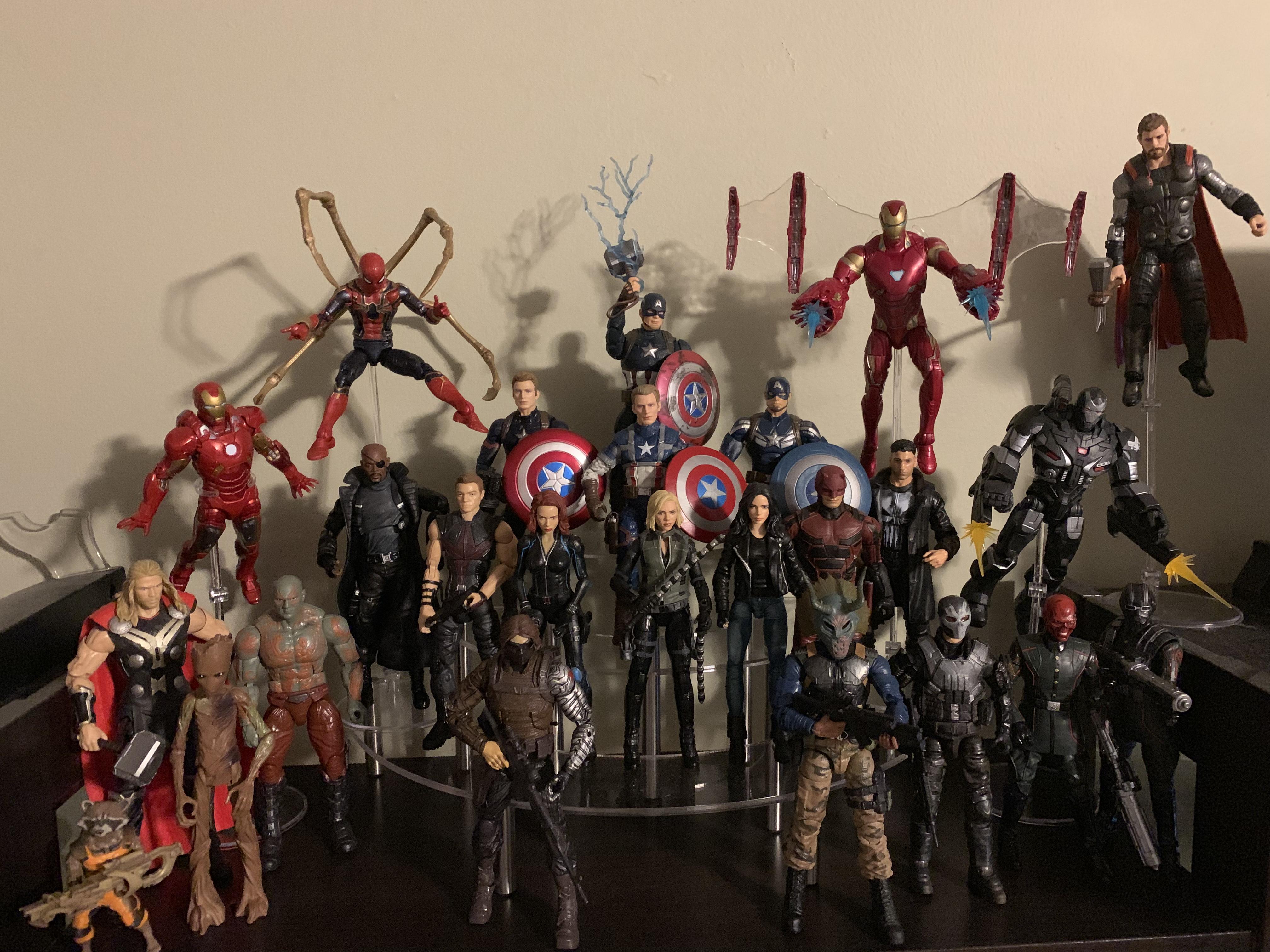 Marvel Legends display shelf. ActionFigures