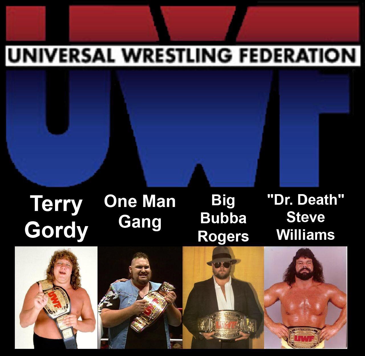 Every UWF Heavyweight Champion, 19861987 r/SquaredCircle
