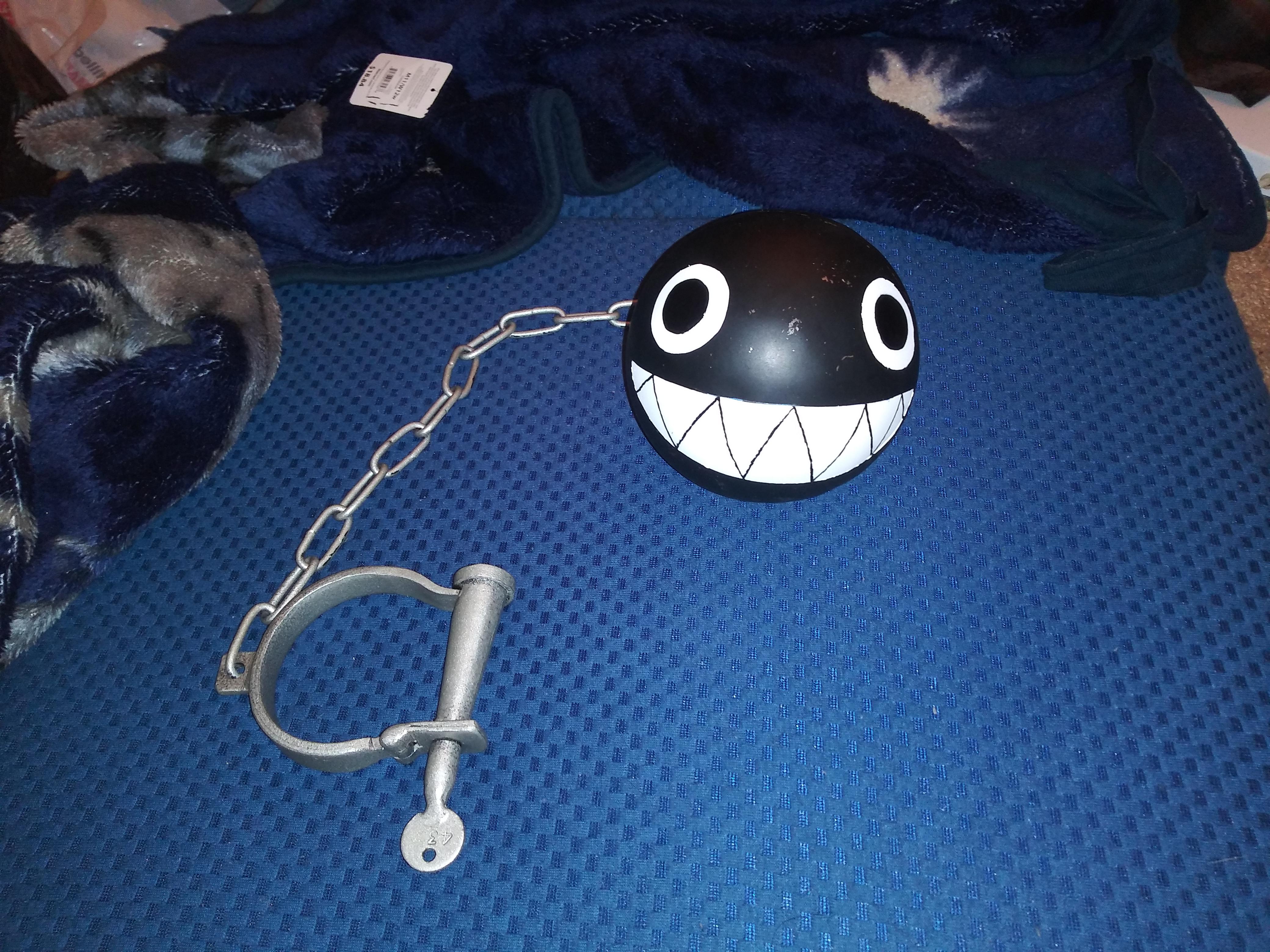 Chain Chomp I made from an actual ball and chain r/gaming
