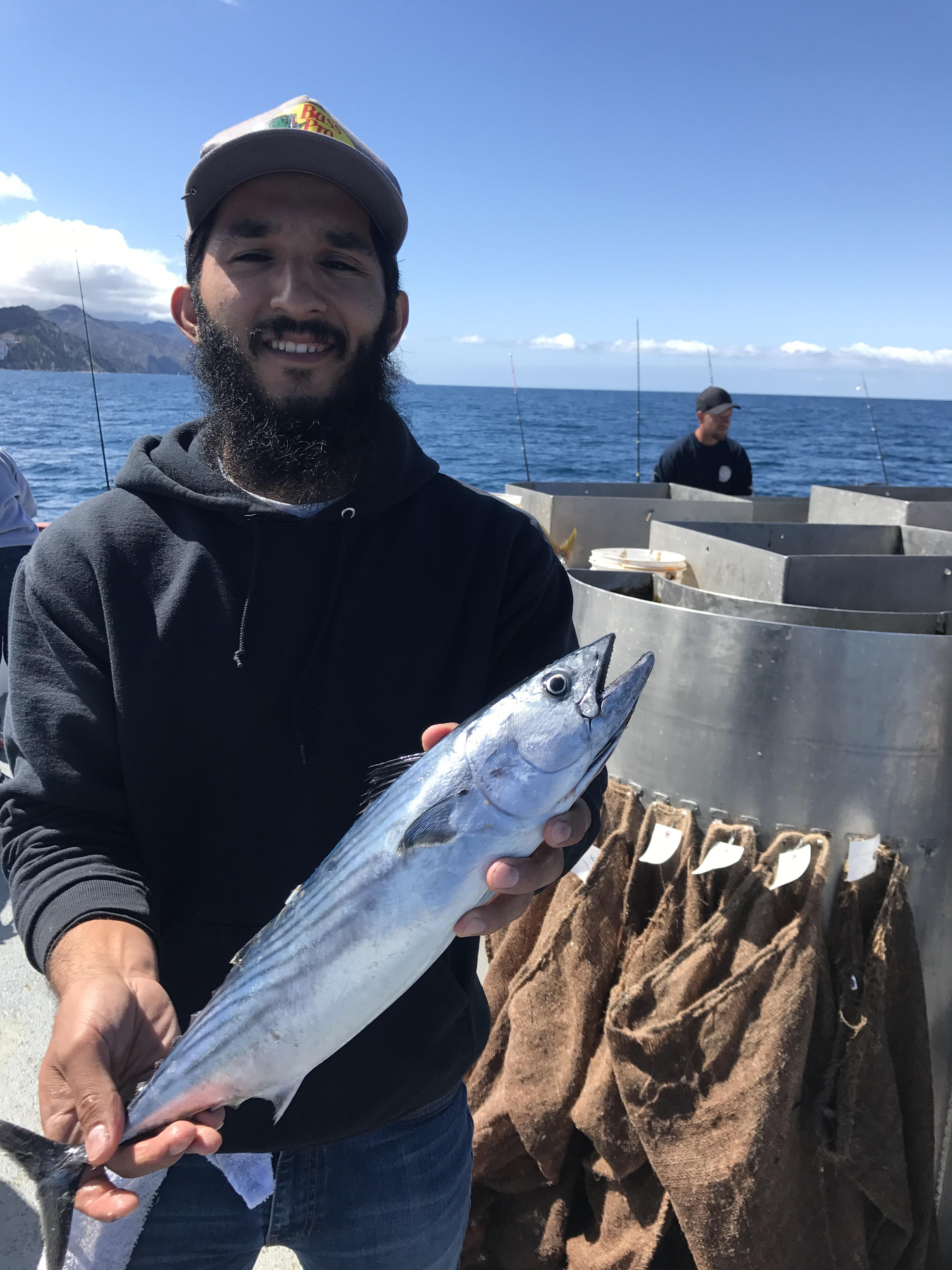 Another Groupon charter. First time reeling in on a lure. (Also first