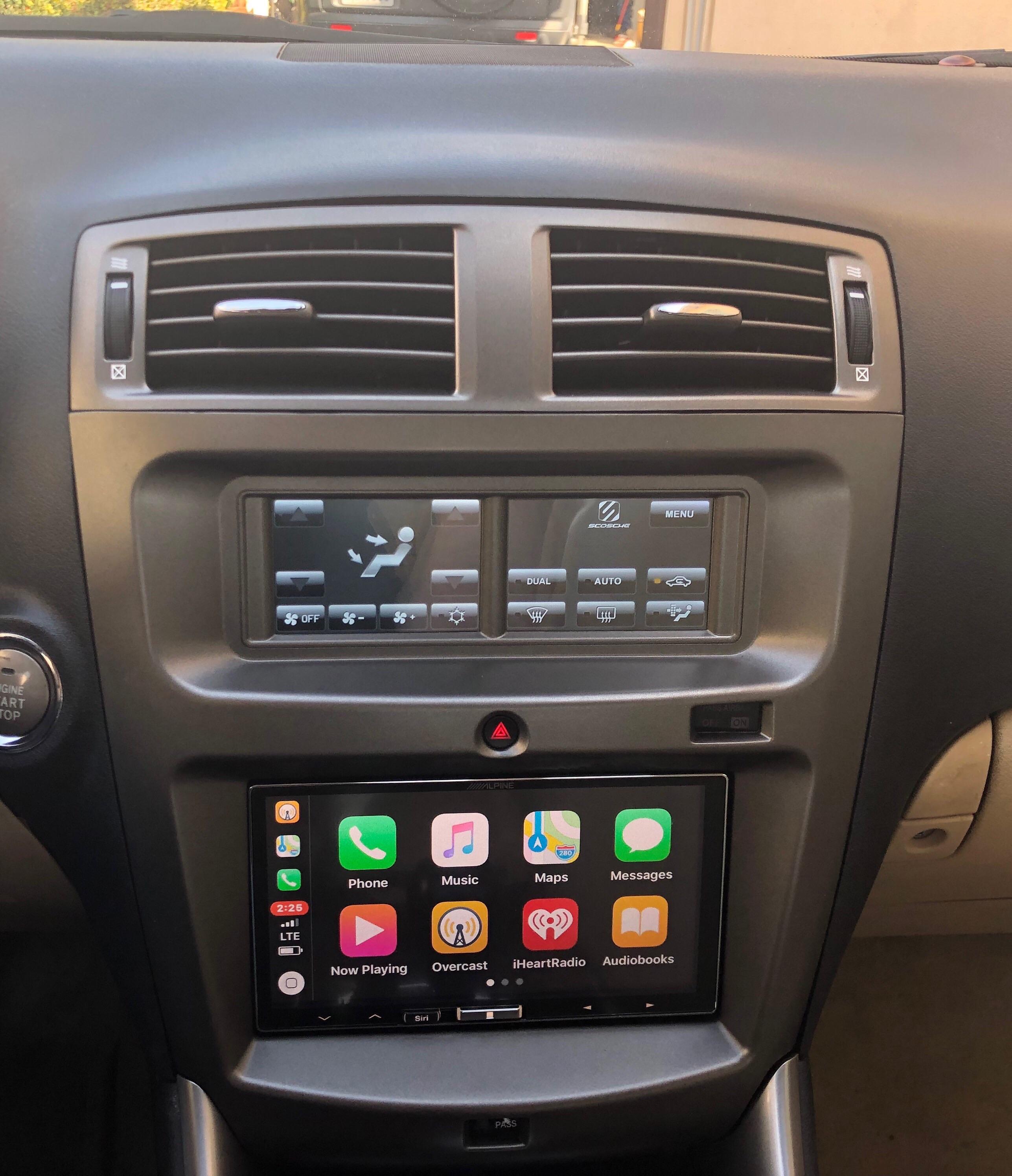 My 2007 Lexus IS Scosche Dash Replacement with Alpine ILX107 r/CarPlay