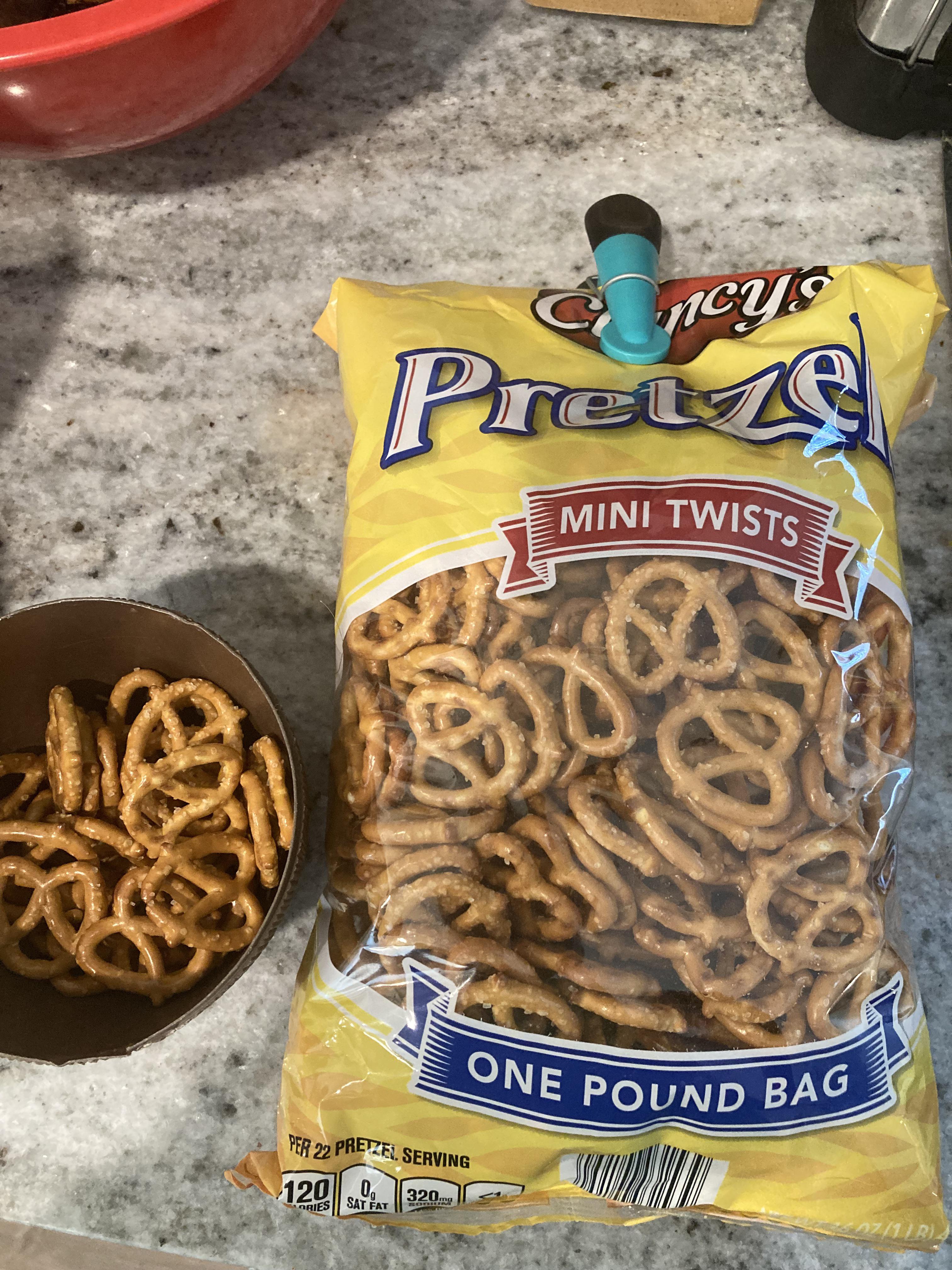 Shout out to Clancy’s Pretzels for being delicious, low fat, and close