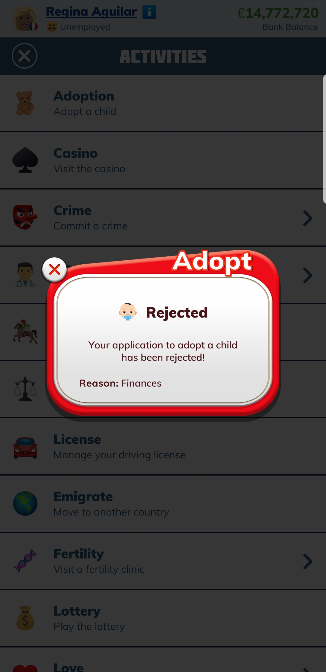 Apparently €14m is not enough to adopt a baby in France BitLifeApp