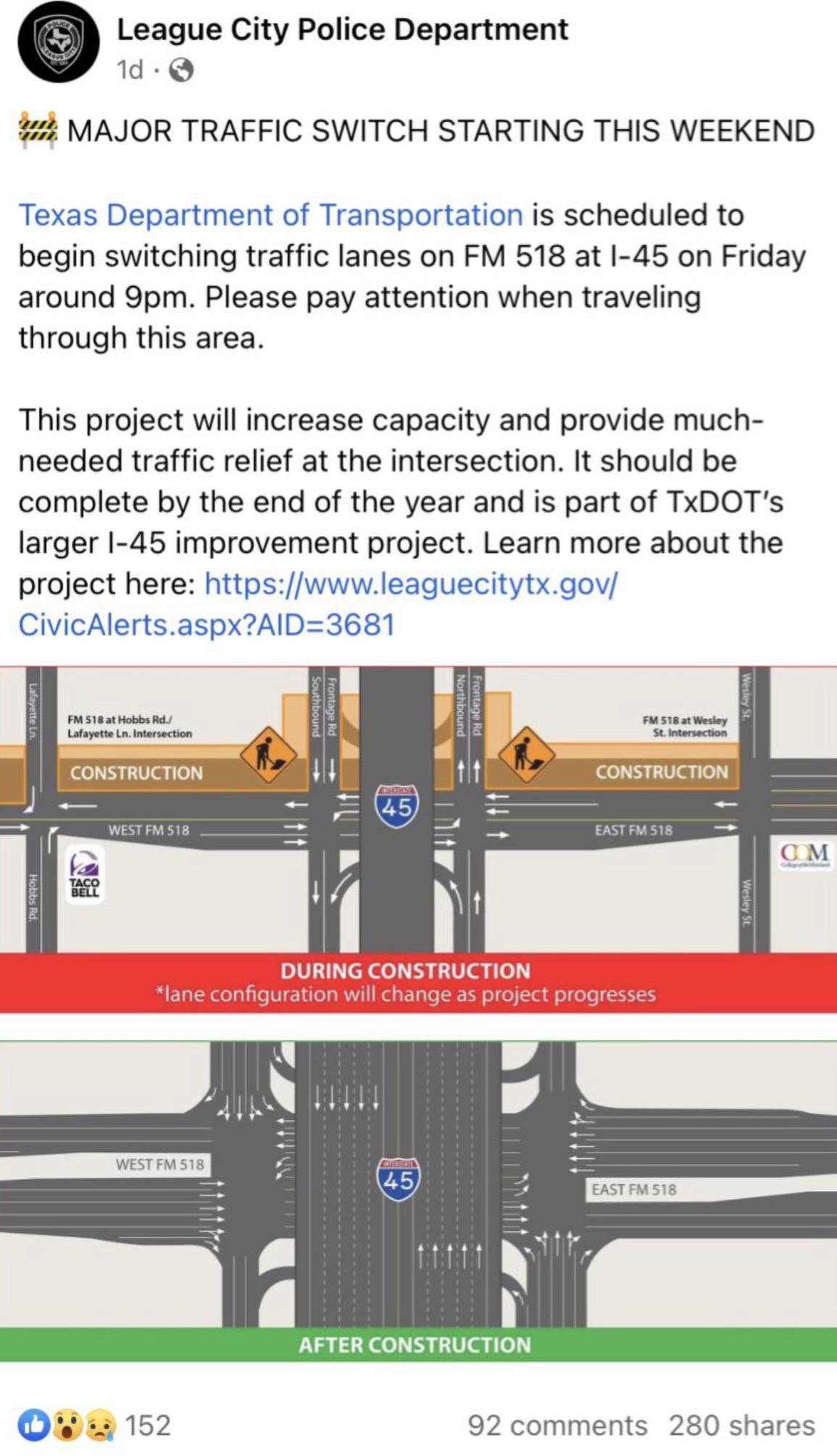 Please no more lanes doesn’t equal less traffic r/texas