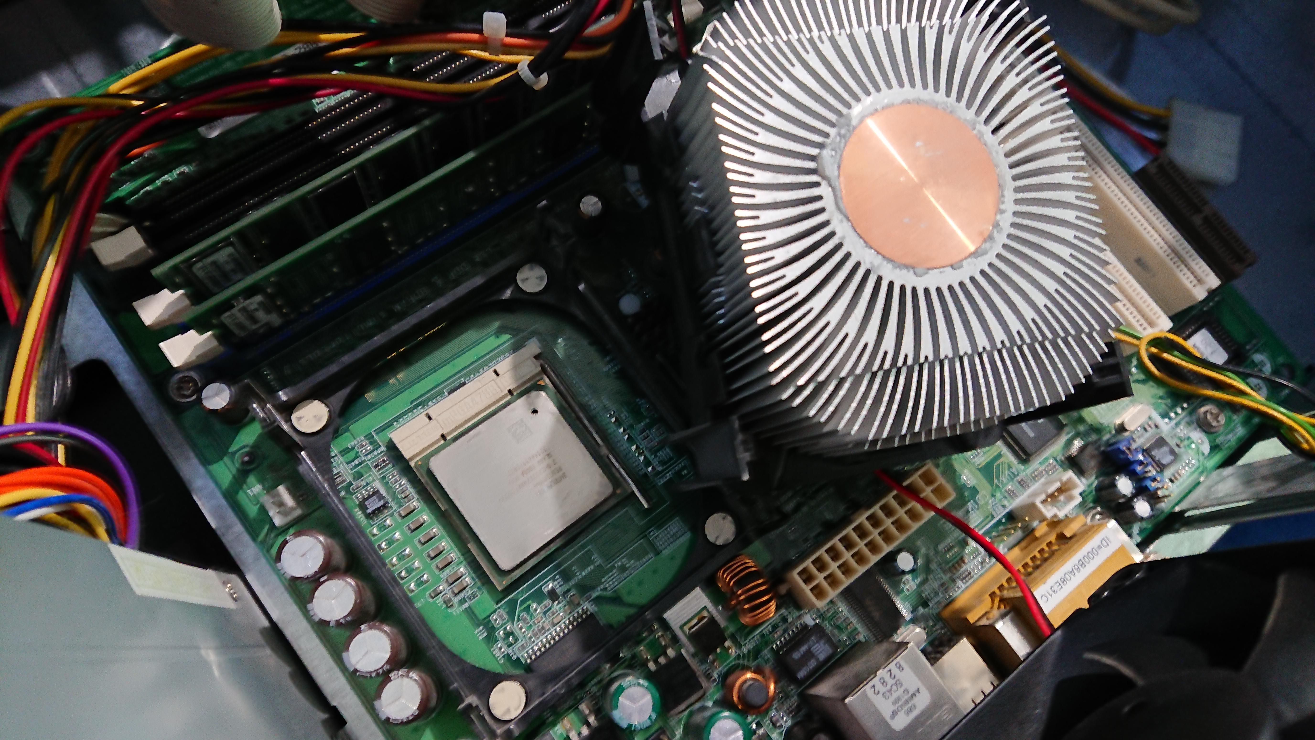 I took apart my old computer I had in the attic just to discover that