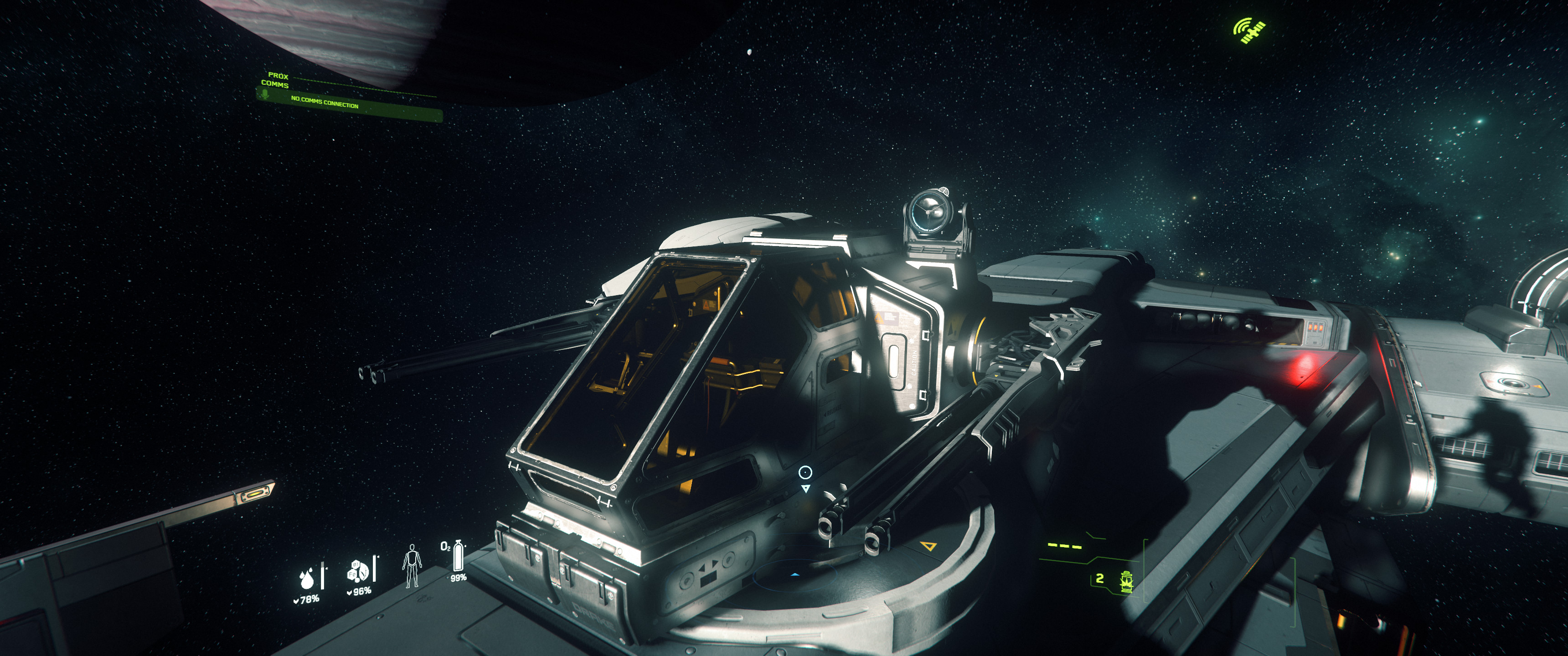 [PTU]Cutlass Black now has a spotlight on it's turret(from the blue