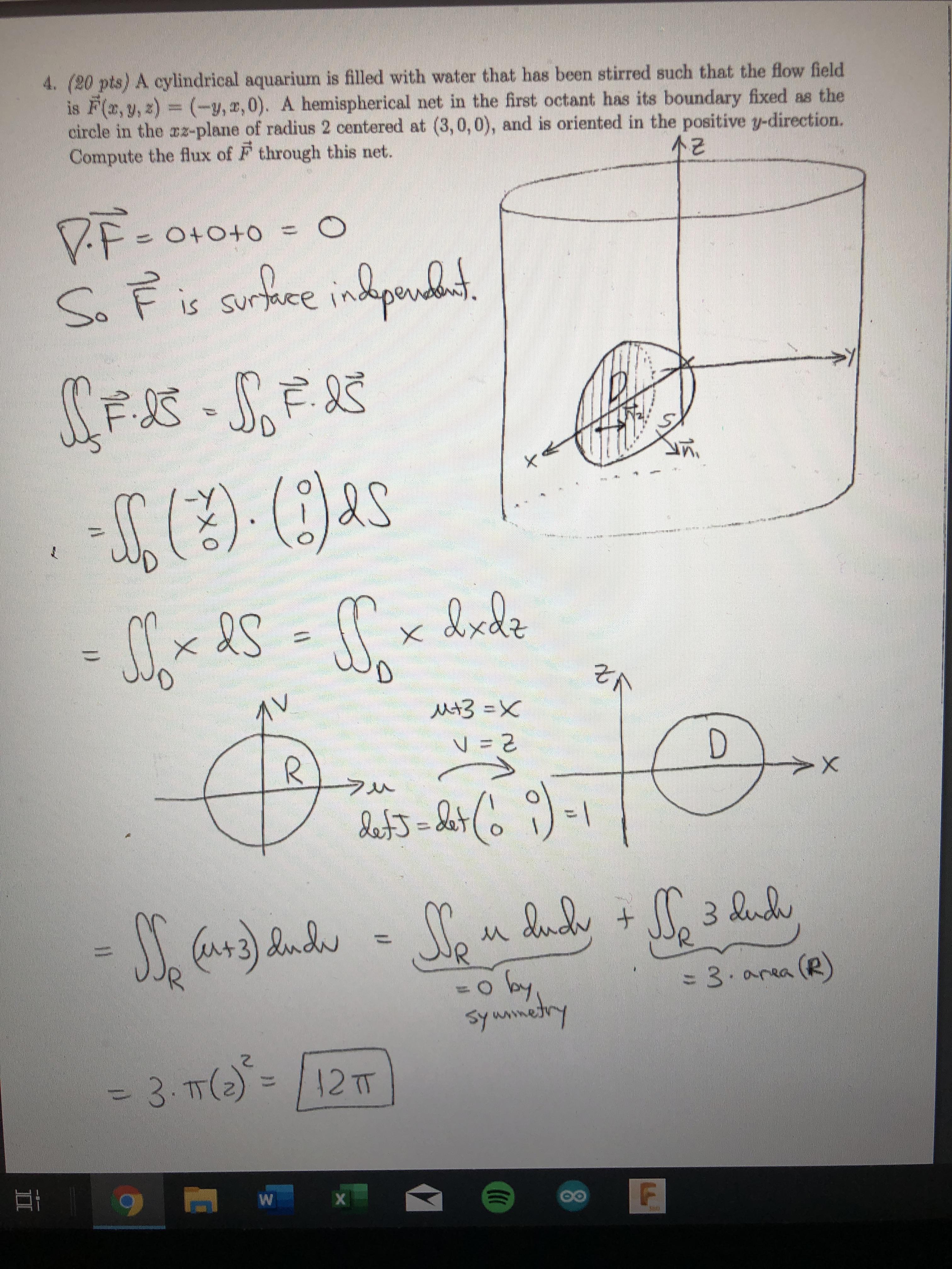 Why can I not use Stokes Theorem for this question? My teacher solved