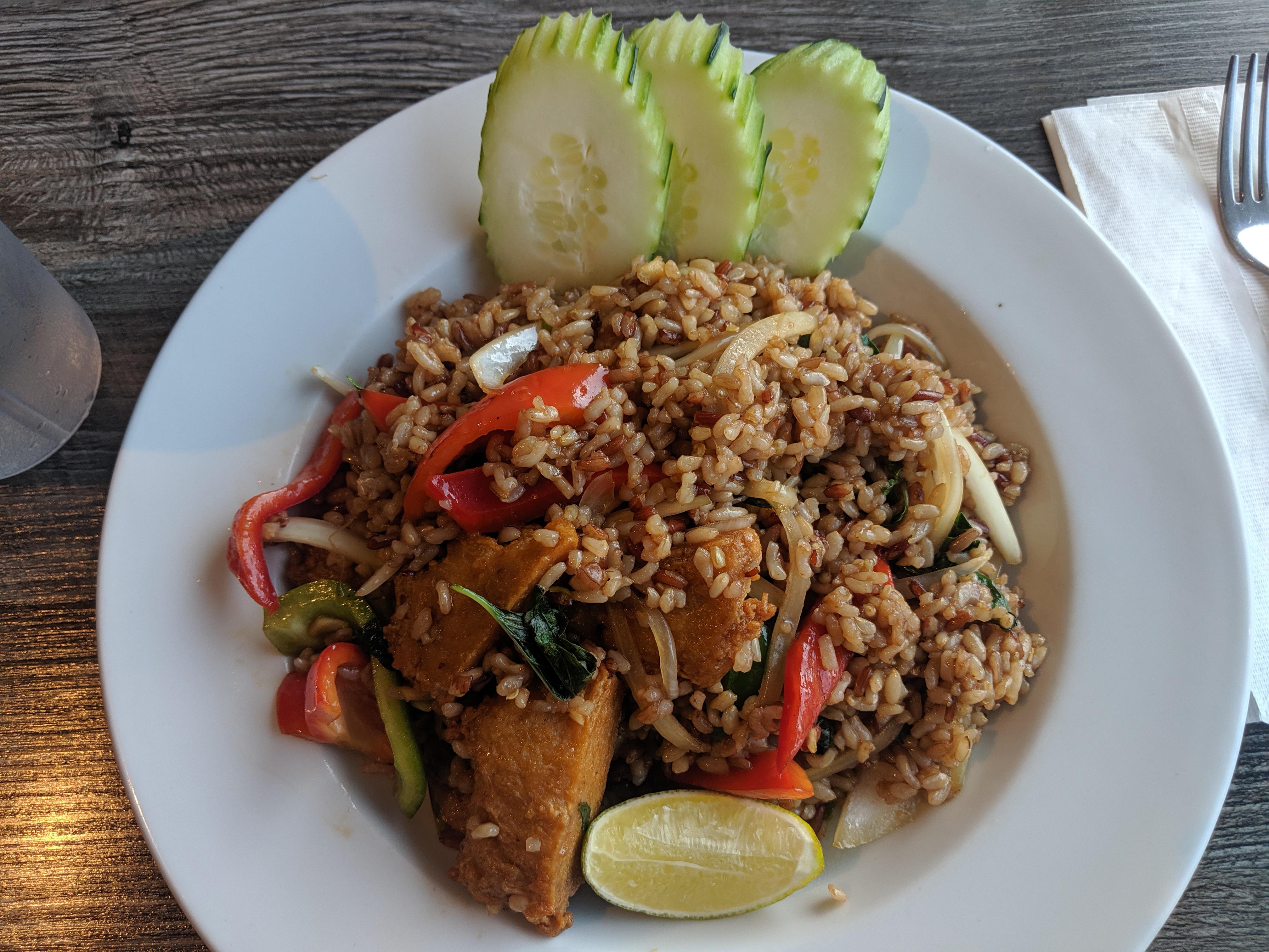 [I Ate] Thai Spicy Fried Rice r/food