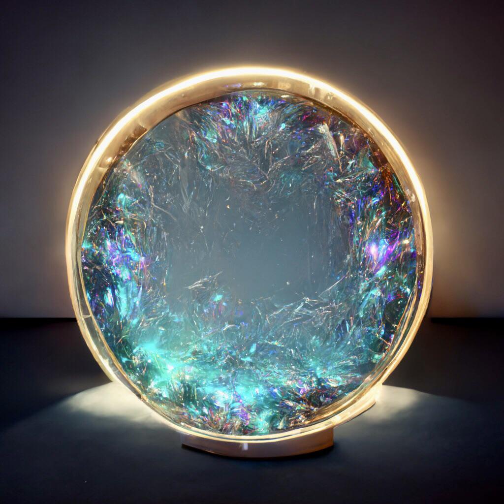Ice crystal mirror r/midjourney