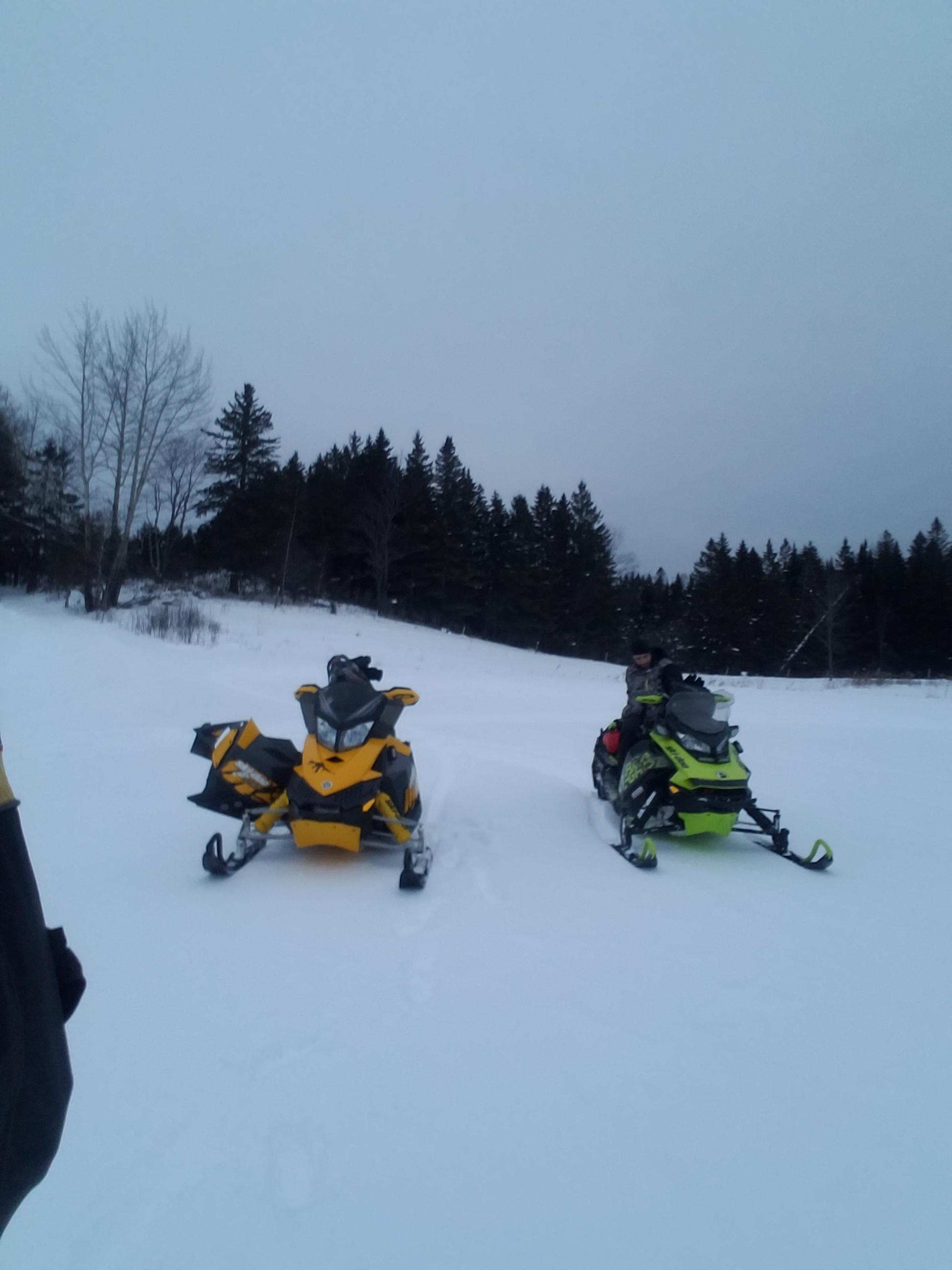 First ride of the seanson for me, Colebrook nh. r/snowmobiling