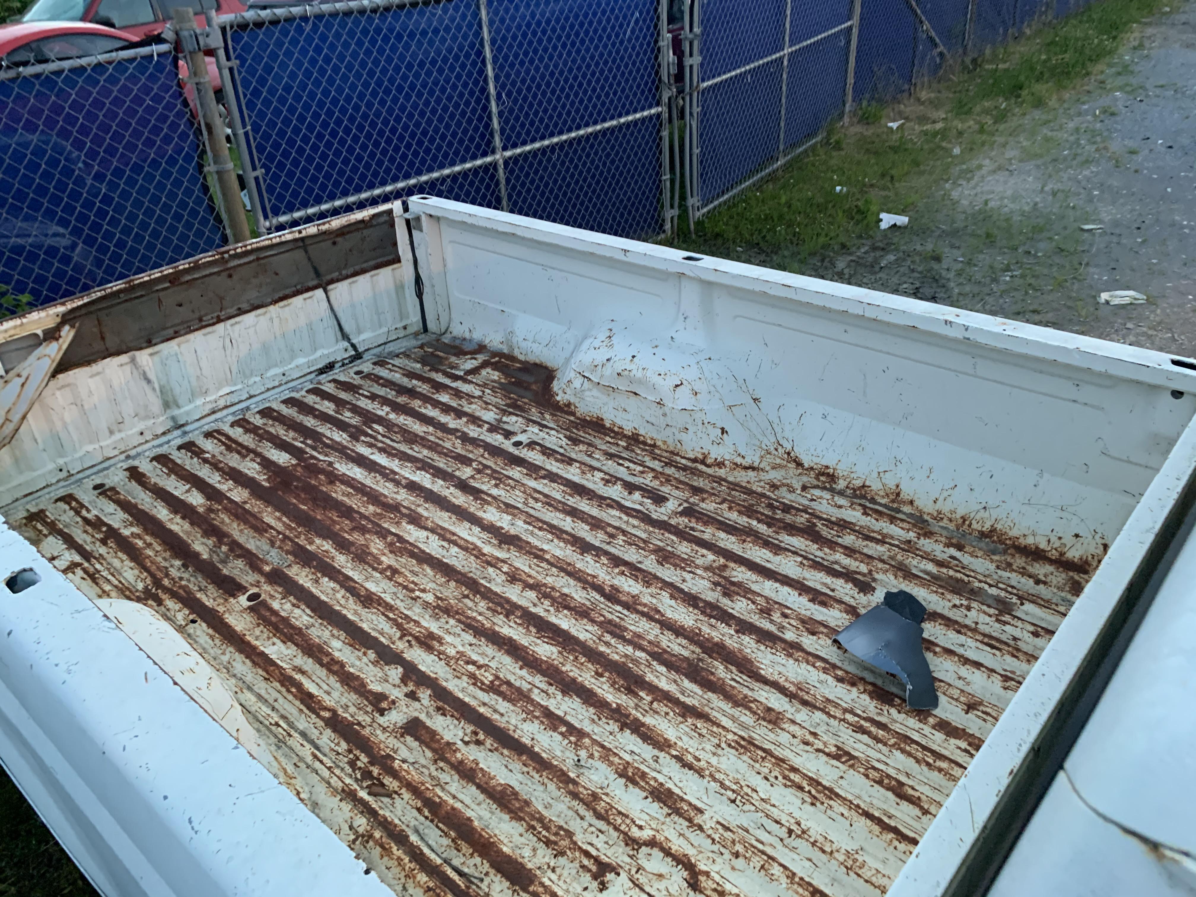 My truck bed has some surface rust. I walked on it no issues is there