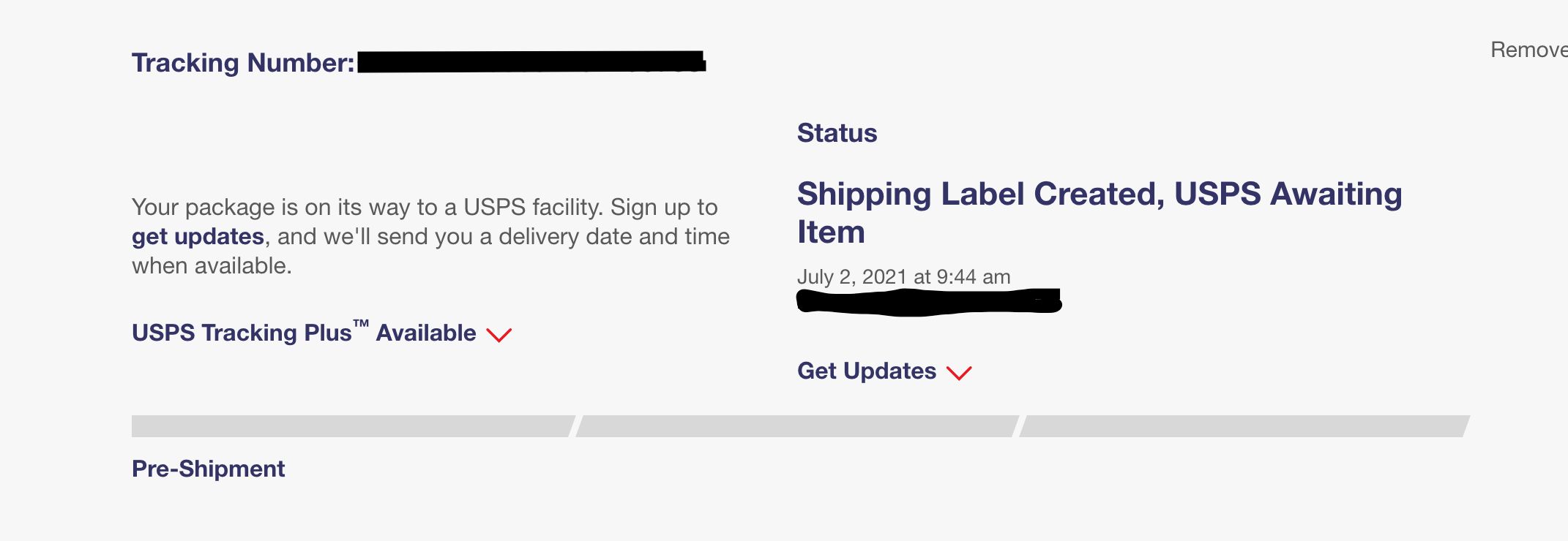 USPS hasn't scanned package in yet. The sender visited her local post