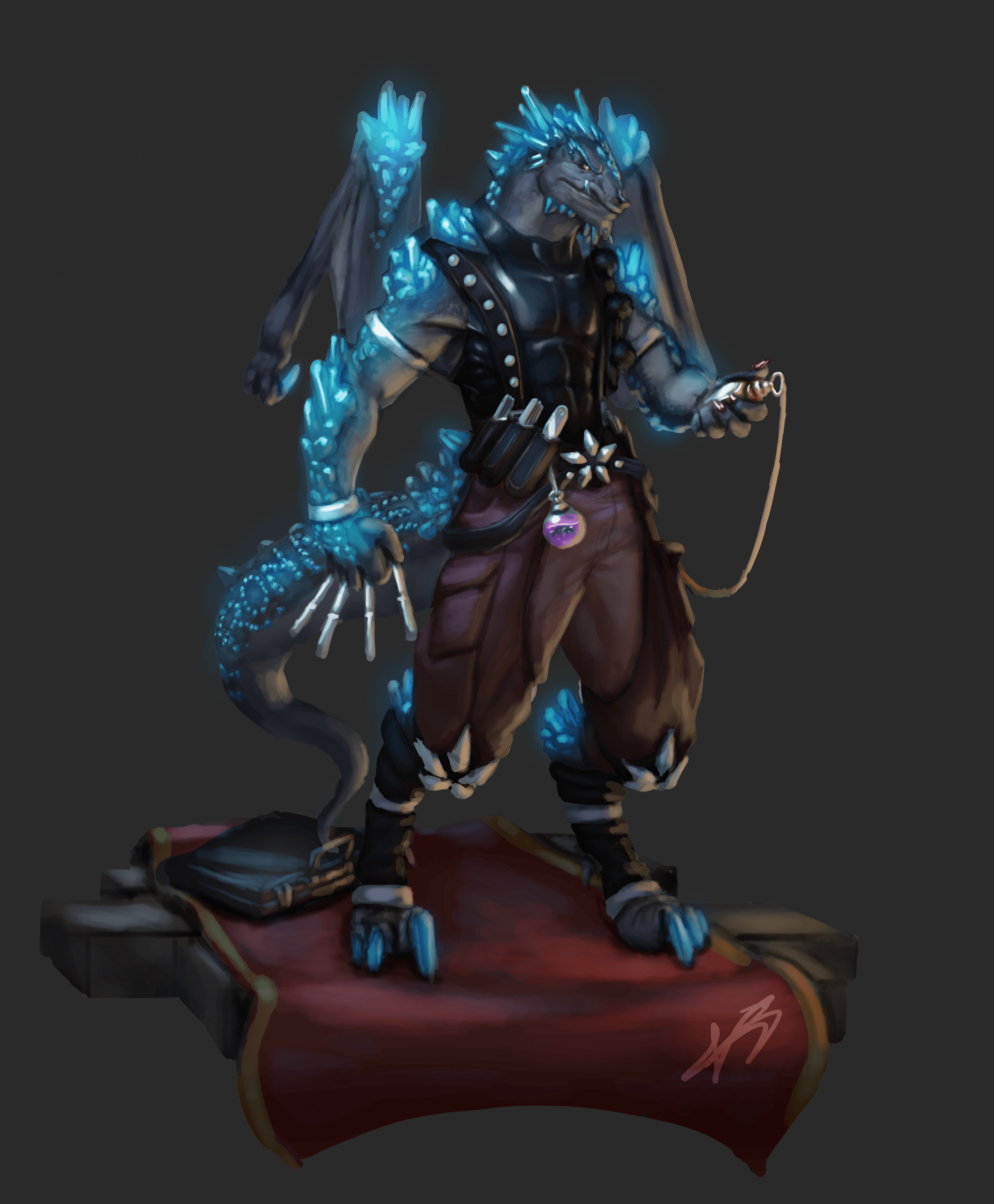 No art for Gemstone Dragonborn you say!? Well commission your own! Meet