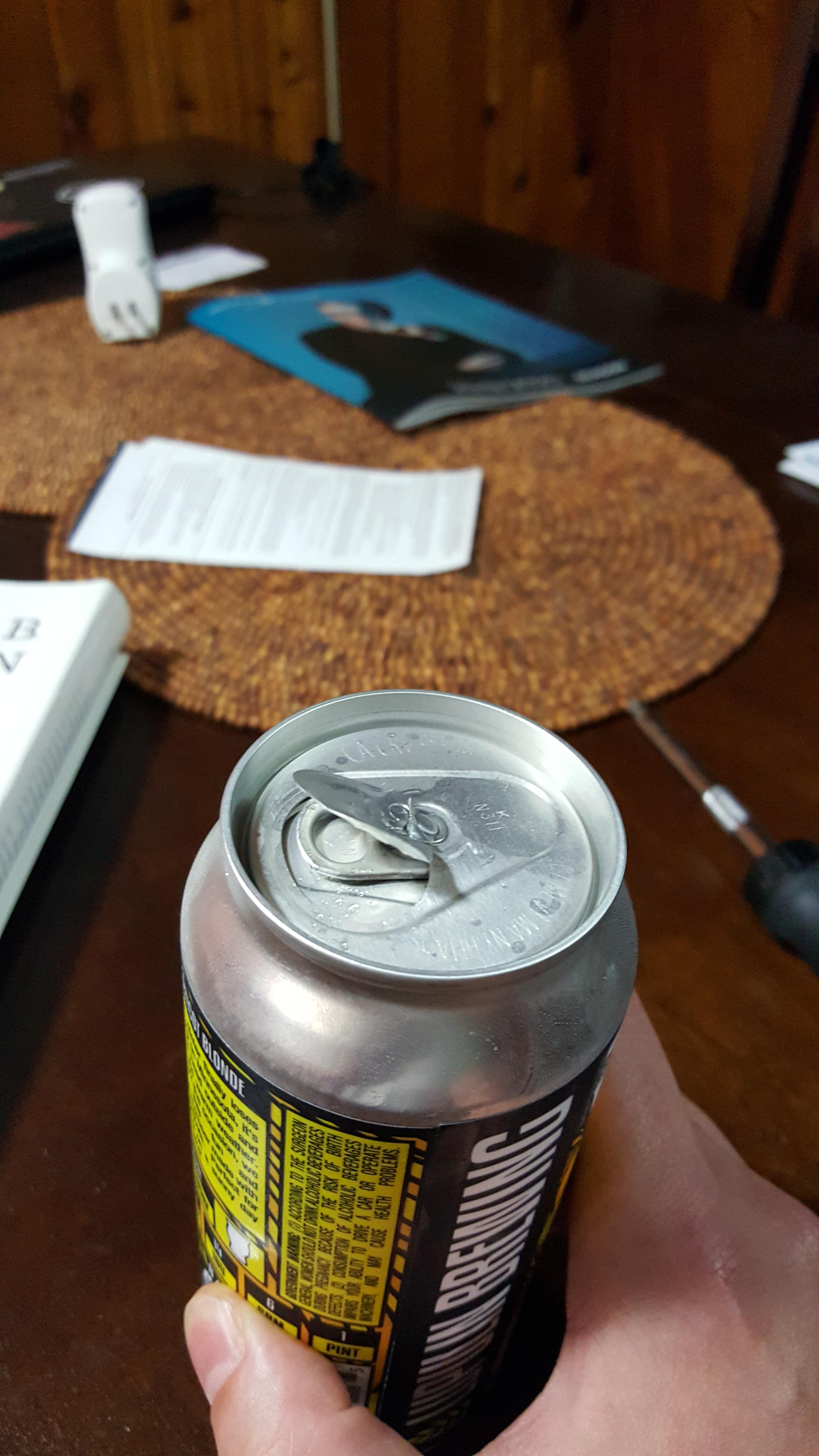 My beer was canned with two lids r/mildlyinteresting