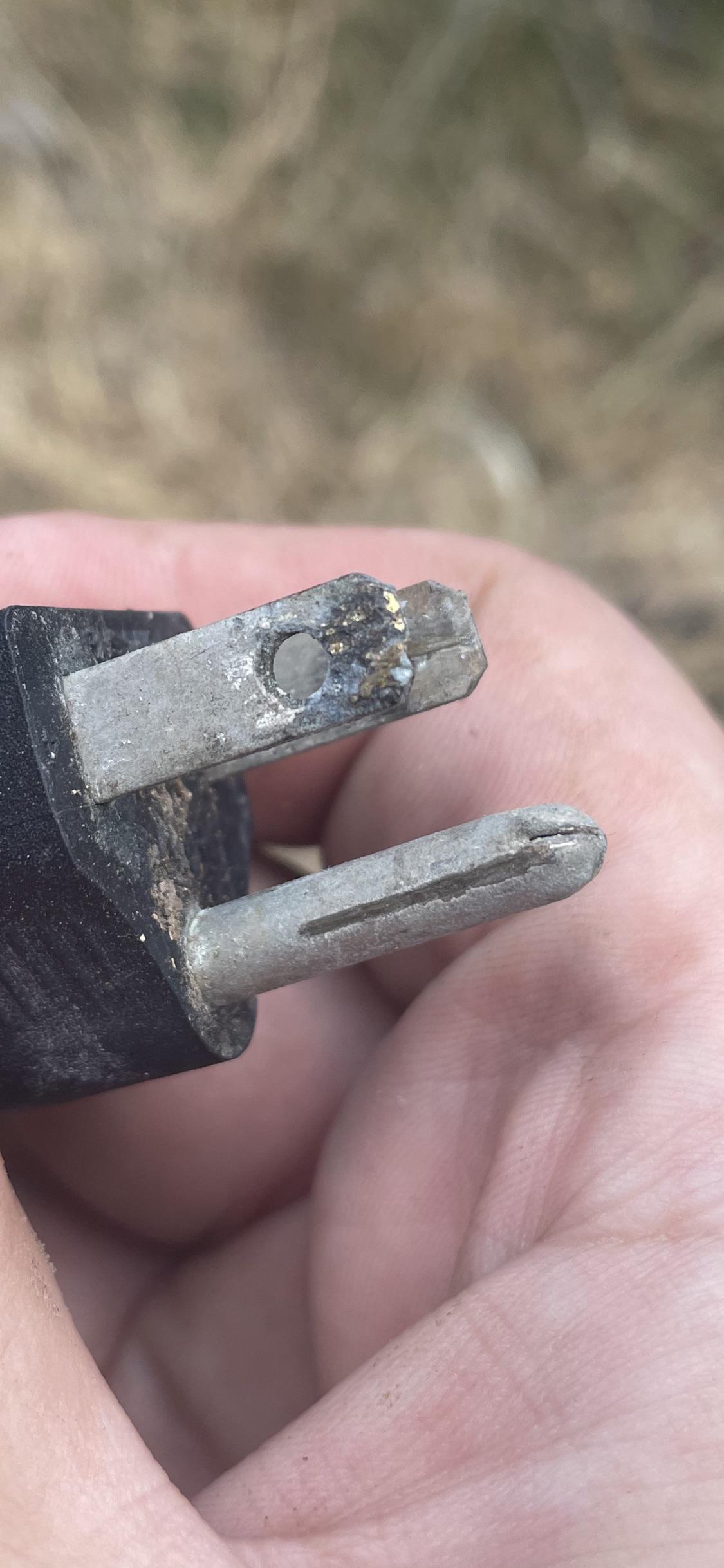 What makes a plug look like this? Pool motor plugged into a 13 gauge