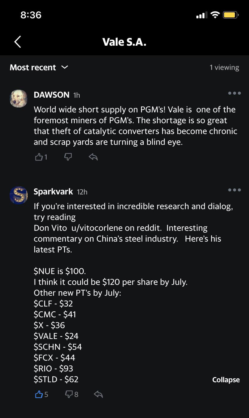 “Hey, I know that guy!” [Found on yahoo finance Vale comment thread