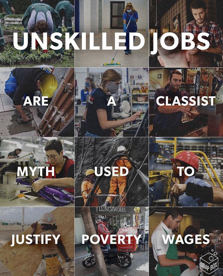 If our work is so unskilled, let's see those robots we've been told