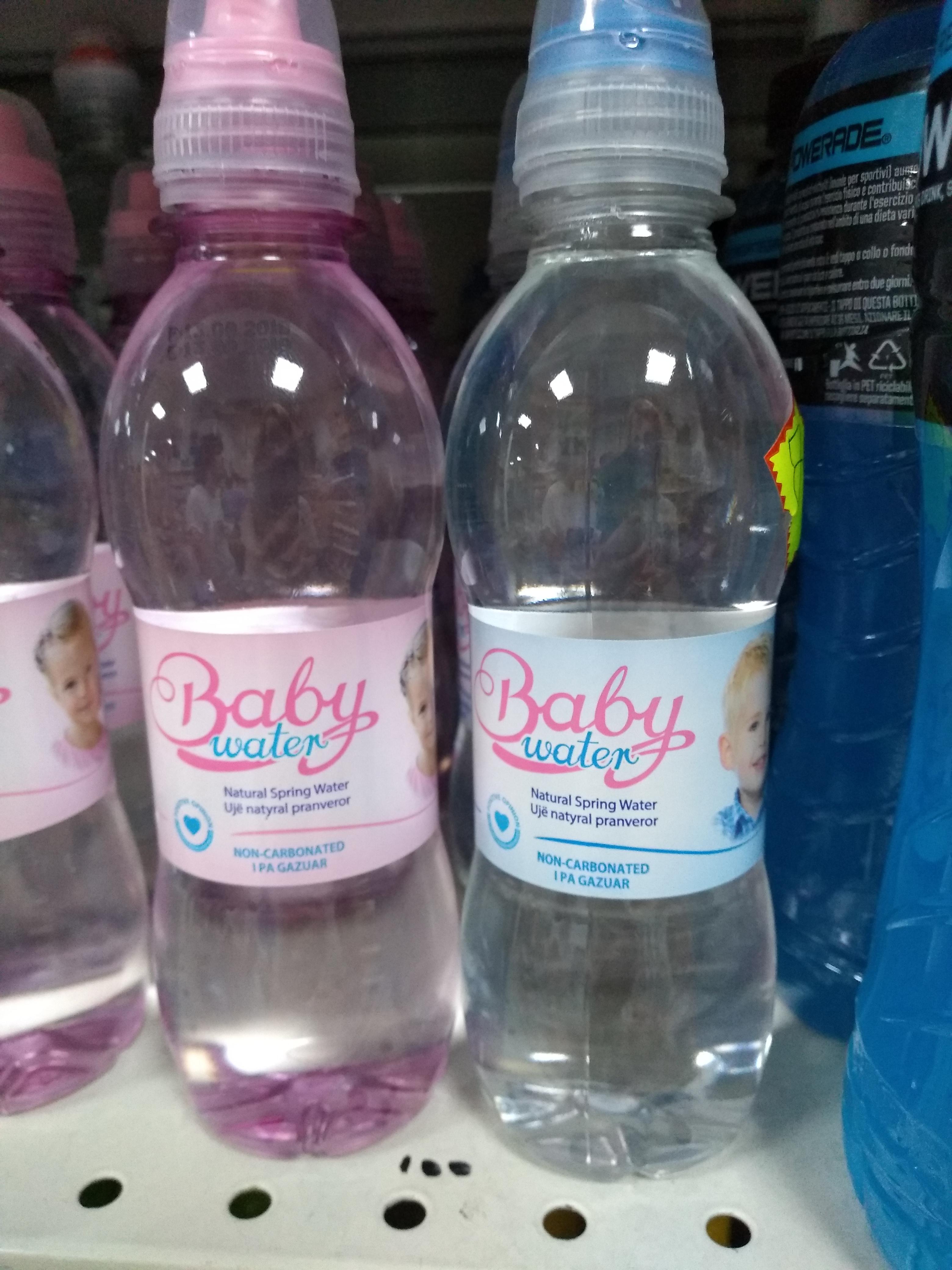 Gendered Water somehow specifically for babies r/pointlesslygendered