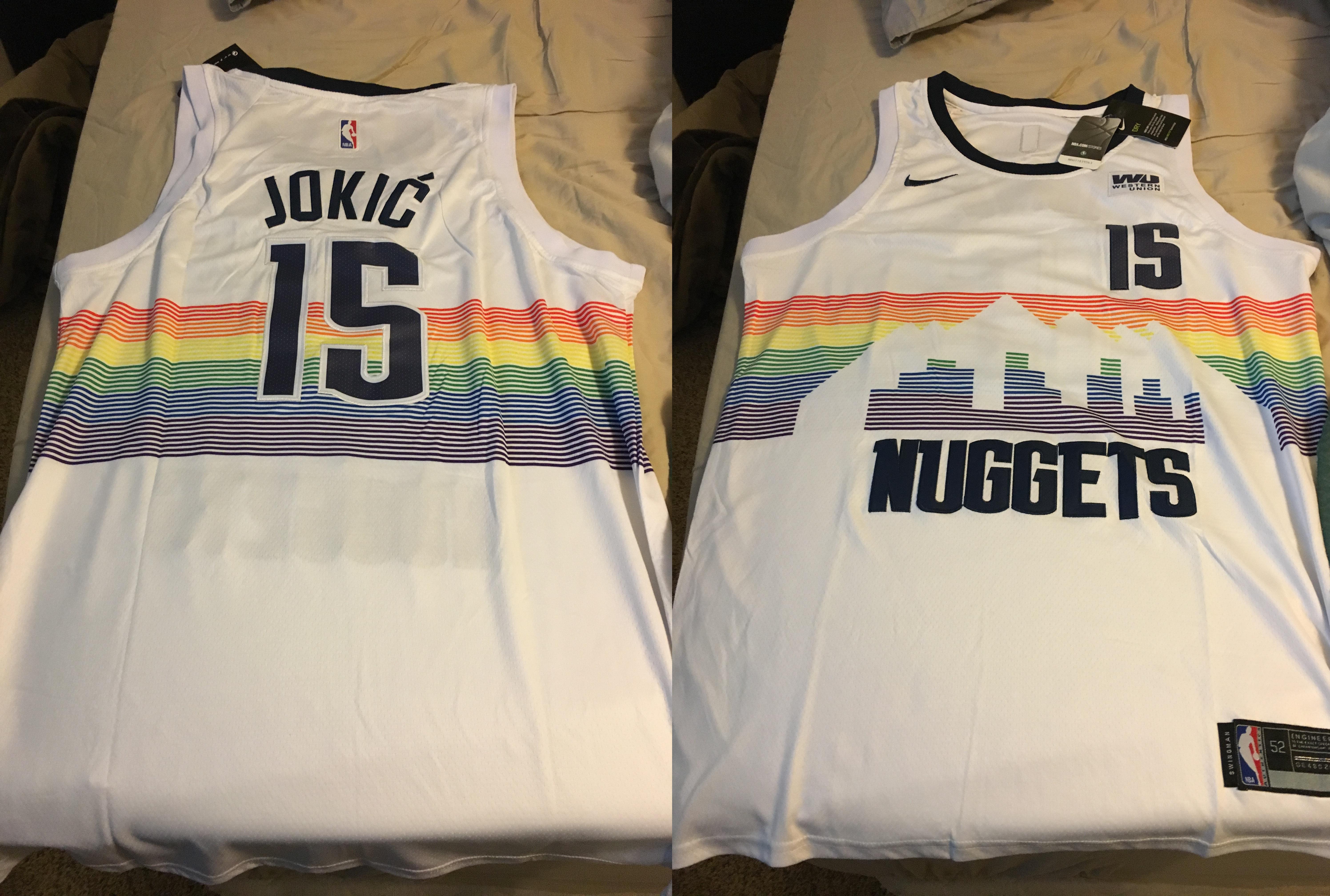 My first NBA jersey well DHGate Jersey! r/denvernuggets