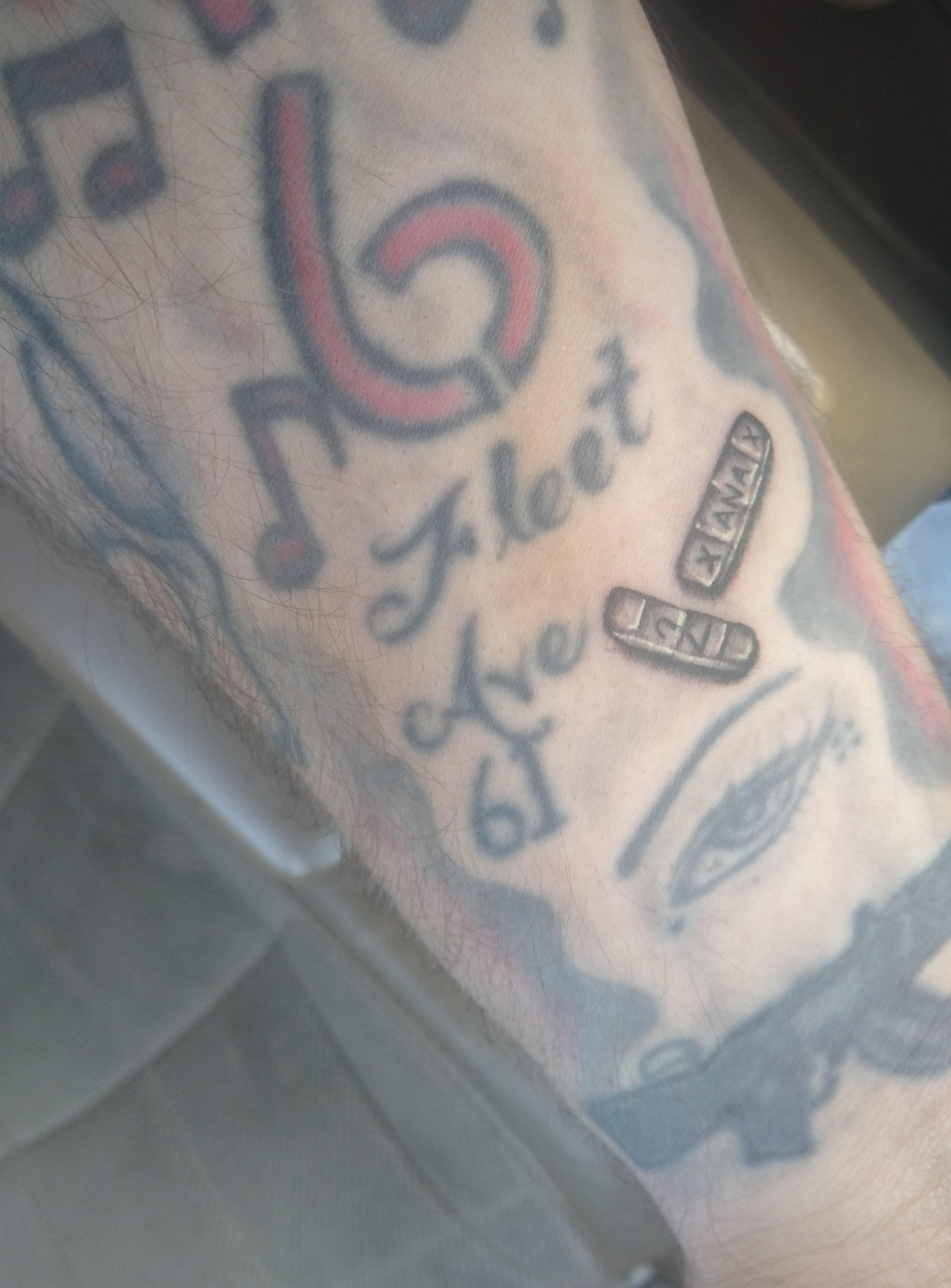 XANAX TATTOO WILL PROBALY REGRET IT 🤣But it means alot too