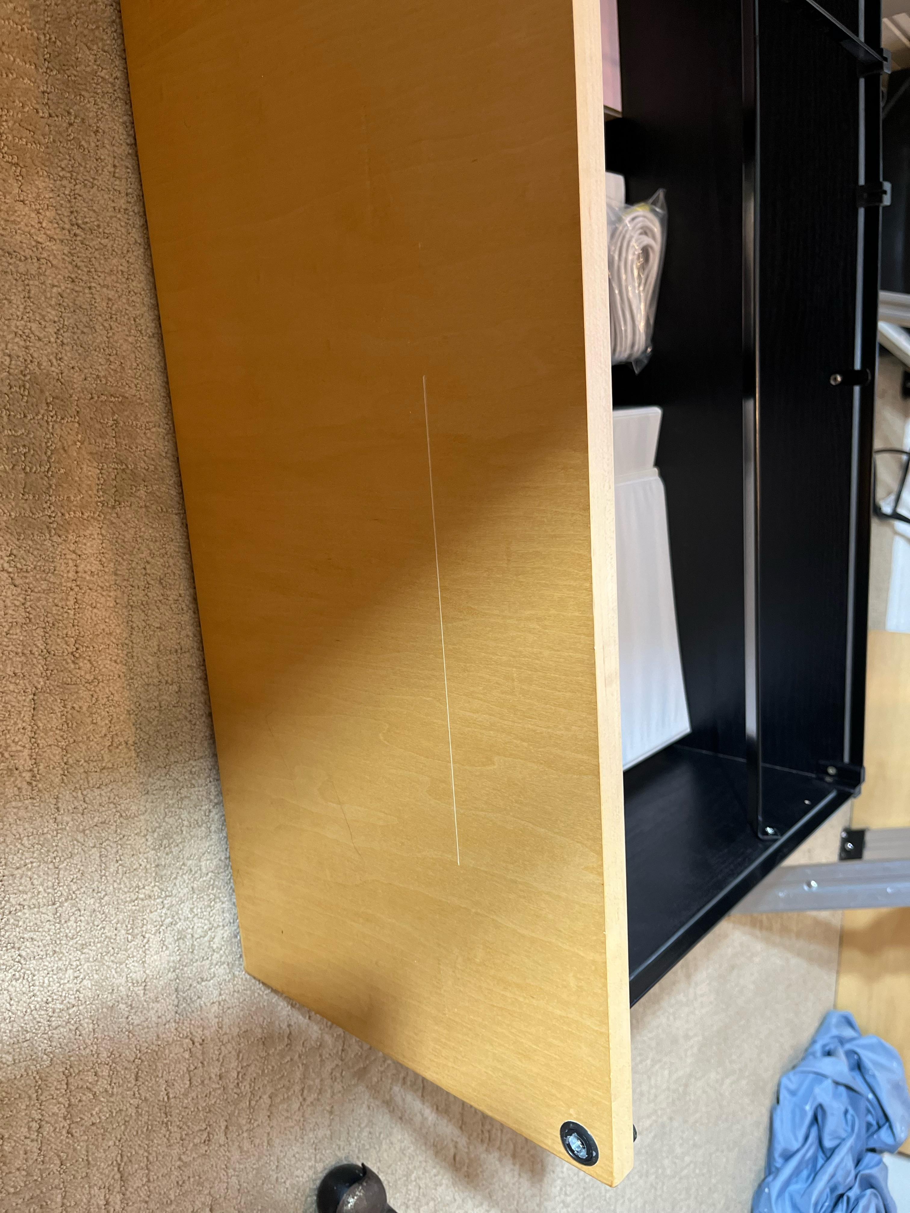 How would repair scratch on veneer? r/woodworking