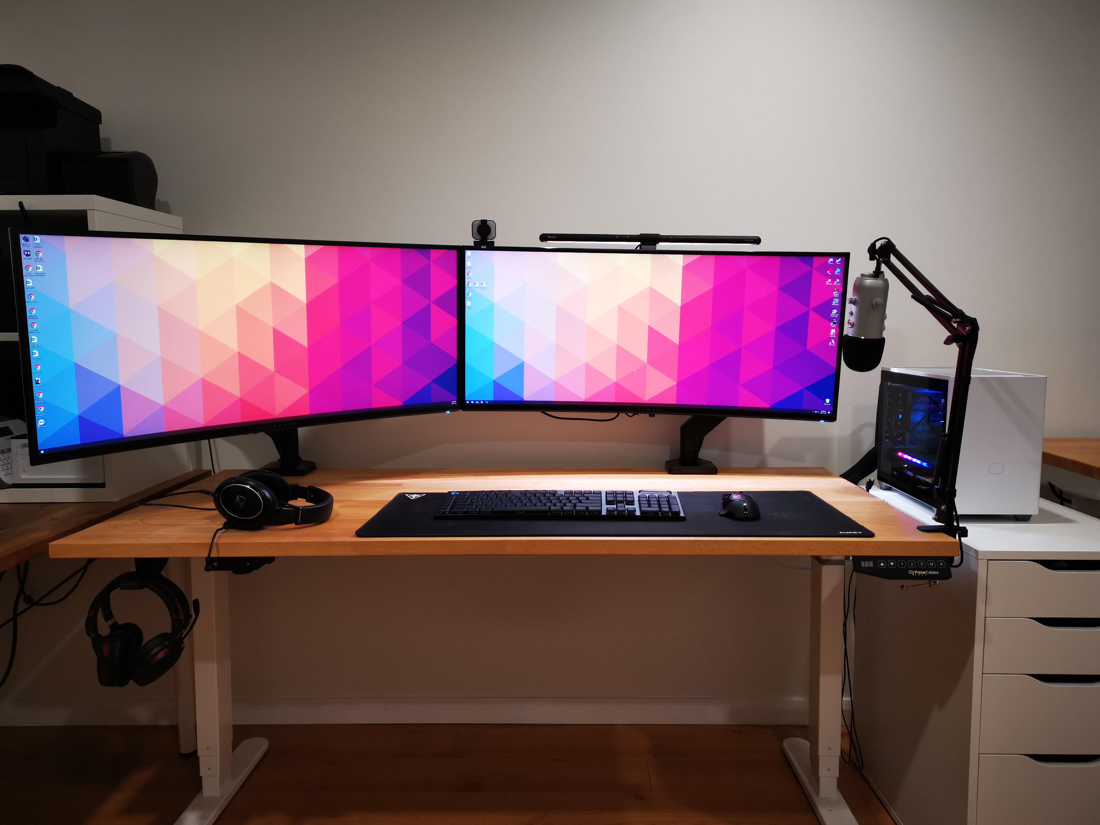 Finally got a second AW3821DW on sale. Couldn't find a matching side