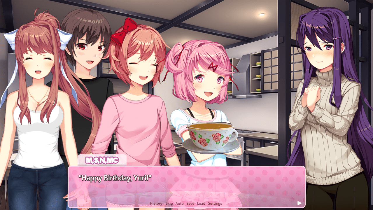 Happy Birthday, Yuri (And International Tea Day) DDLC
