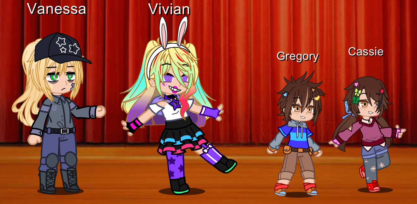 My twin au security breach "humans" r/GachaFnaf